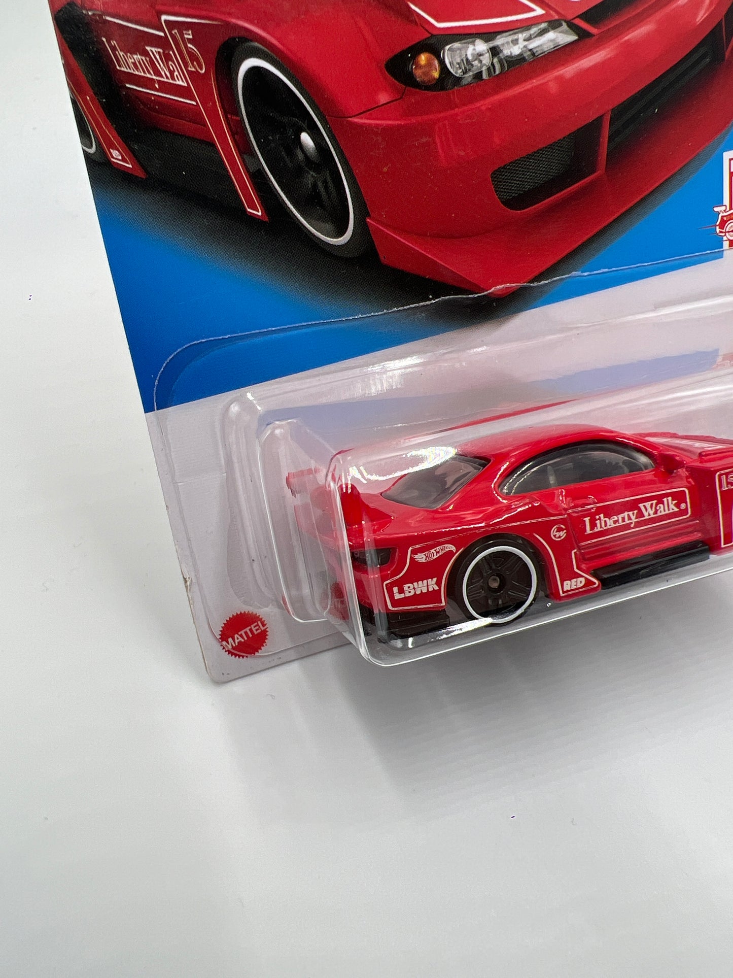 2023 Hot Wheels Target Exclusive Red Edition #17 LB Super Silhouette Nissan Silvia S15 Red W/Protector