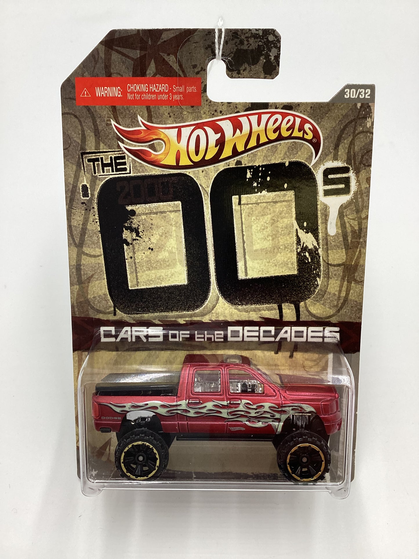 2011 Hot Wheels Cars of the Decades The 00s #30 Dodge Ram 1500 Satin Red 157C