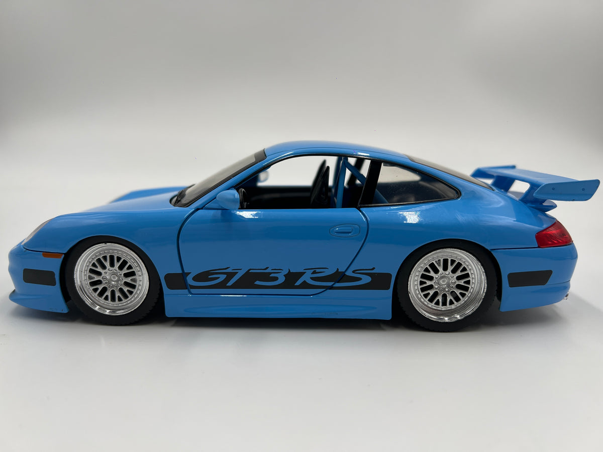 Jada Toys 1/24 Scale Fast & Furious Porsche 911 GT3 RS Light Blue Loose