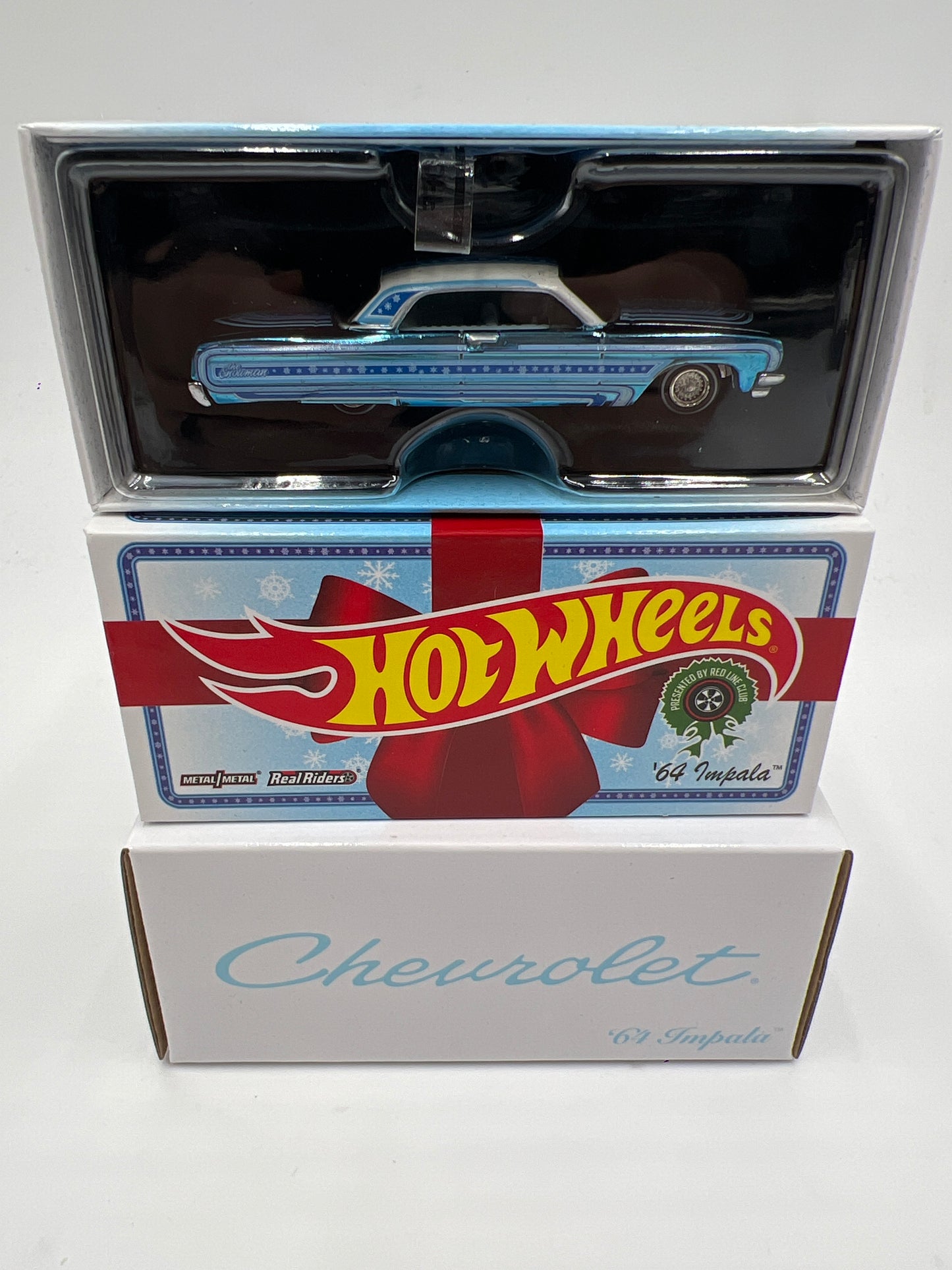 Hot Wheels RLC Collectors Special Edition Lowrider 64 Impala Snowman Blue #6622/30000