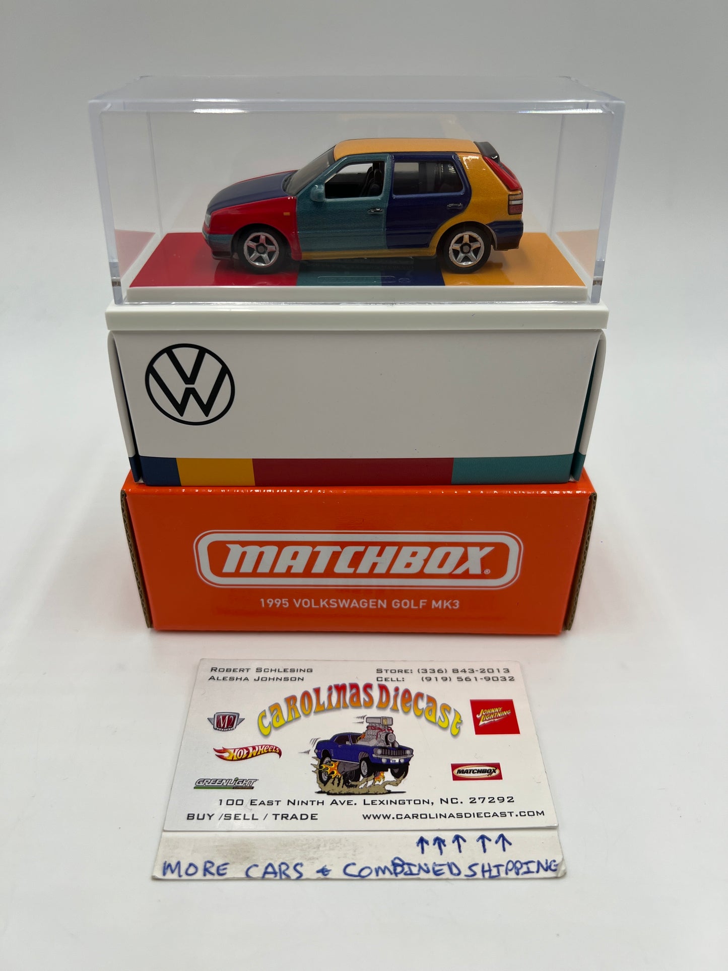 Matchbox RLC Mattel Creations 1995 Volkswagen Golf MK3 Harley Quinn