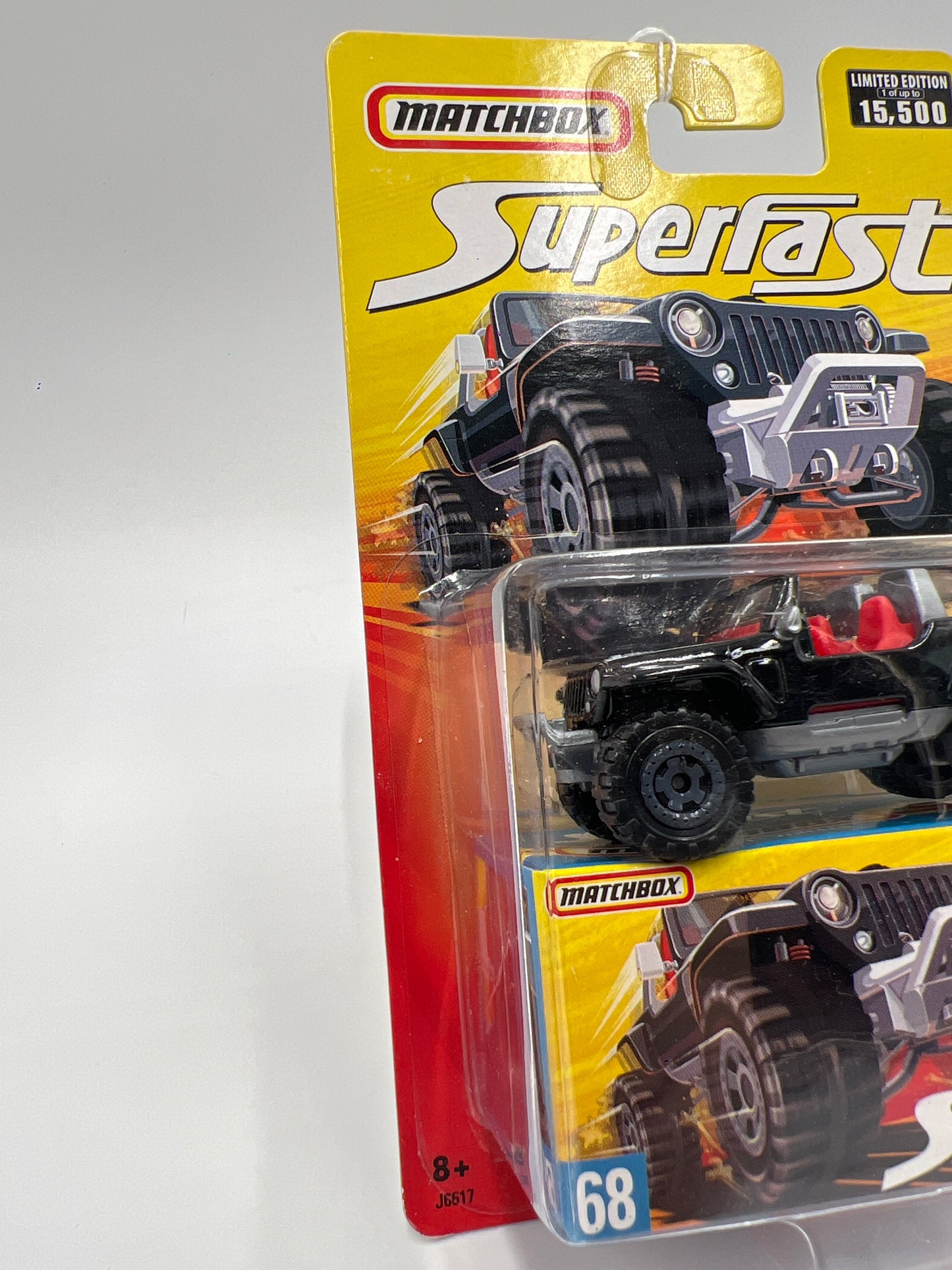 Matchbox Superfast #68 Jeep Hurricane Concept Black 172C