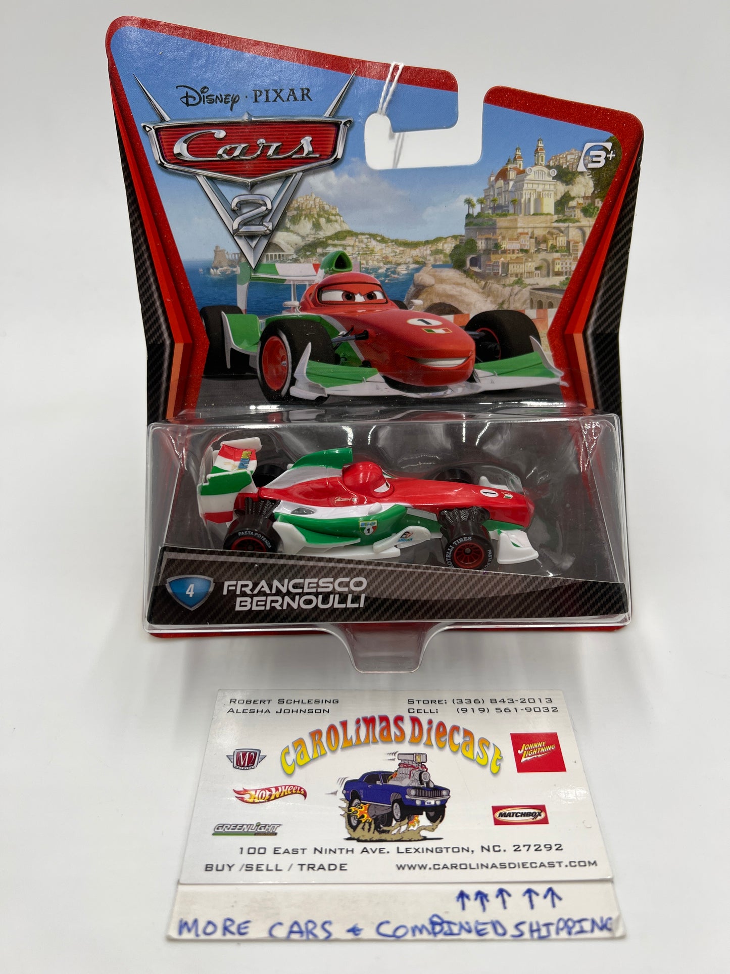 Disney Pixar Cars 2 #4 Francesco Bernoulli 139A