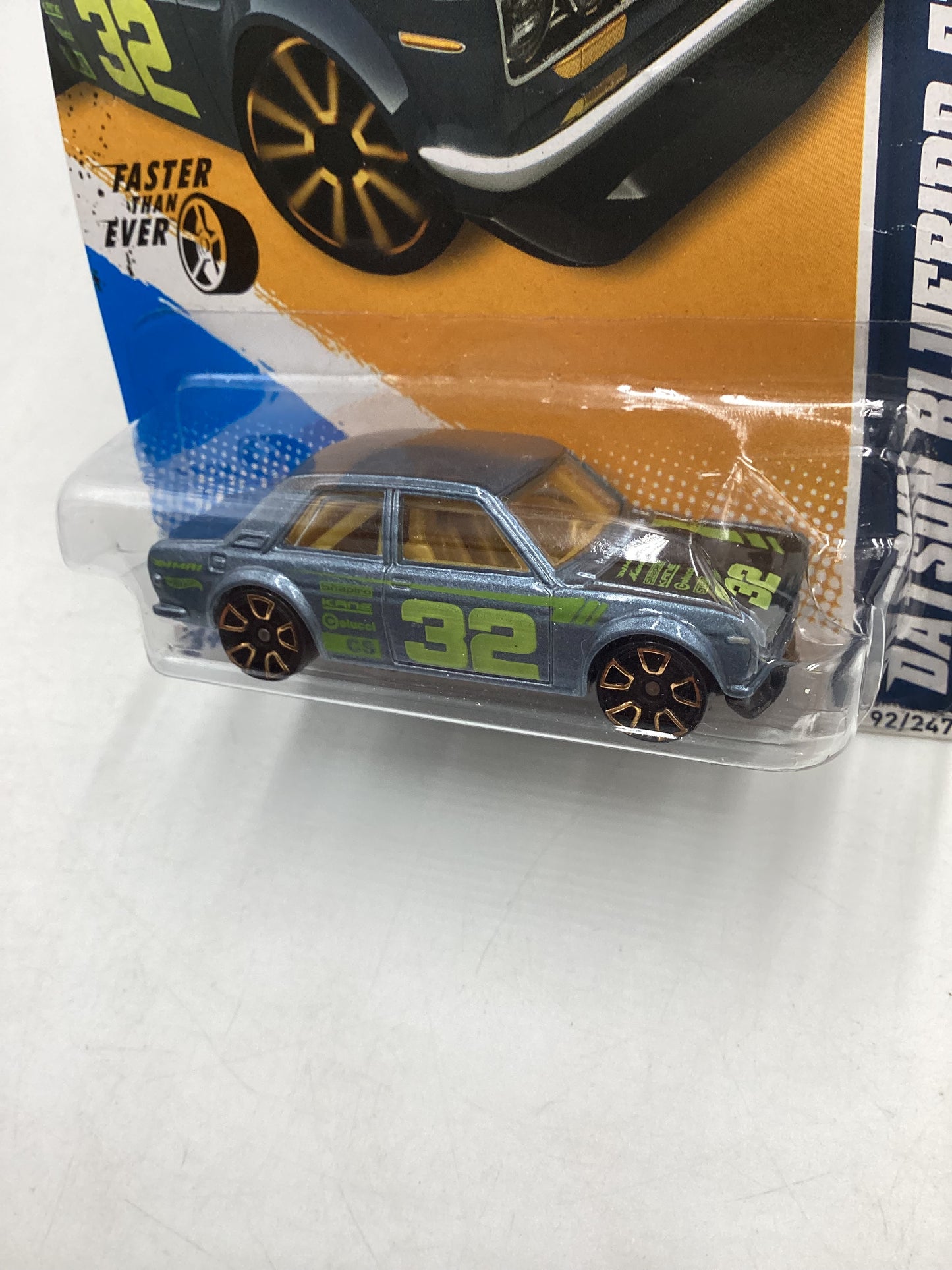 2012 Hot Wheels #92 Datsun Bluebird 510 Gray 88A