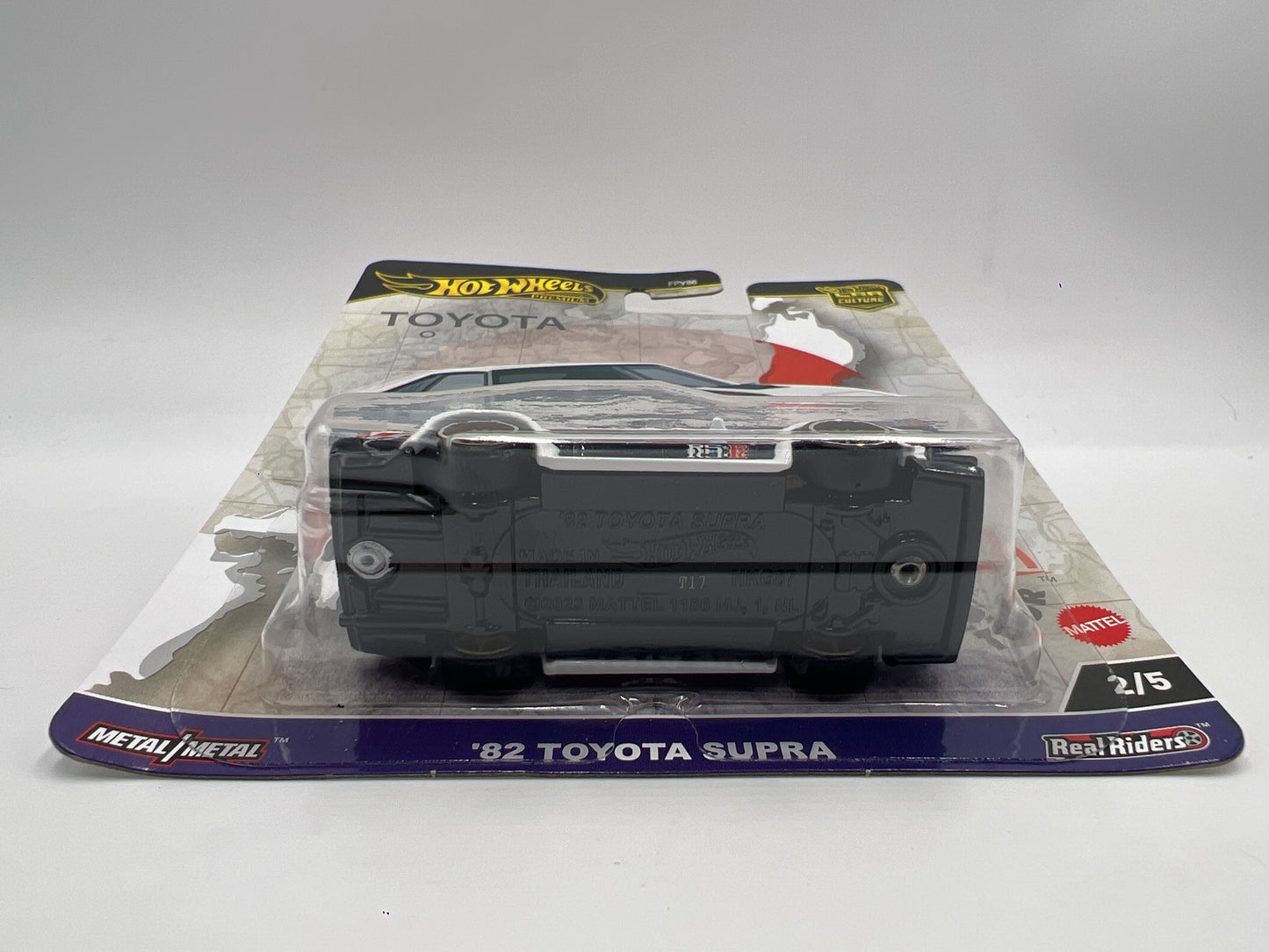 Hot Wheels Premium World Tour #2 82 Toyota Supra White 246H