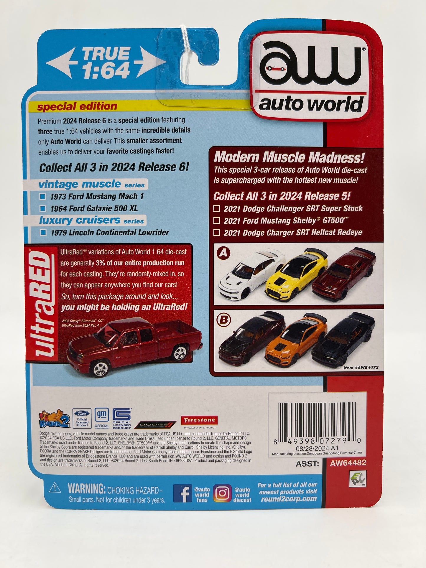 Auto World Luxury Cruisers Release 6 Version A 1979 Lincoln Continental Lowrider Silver 182B