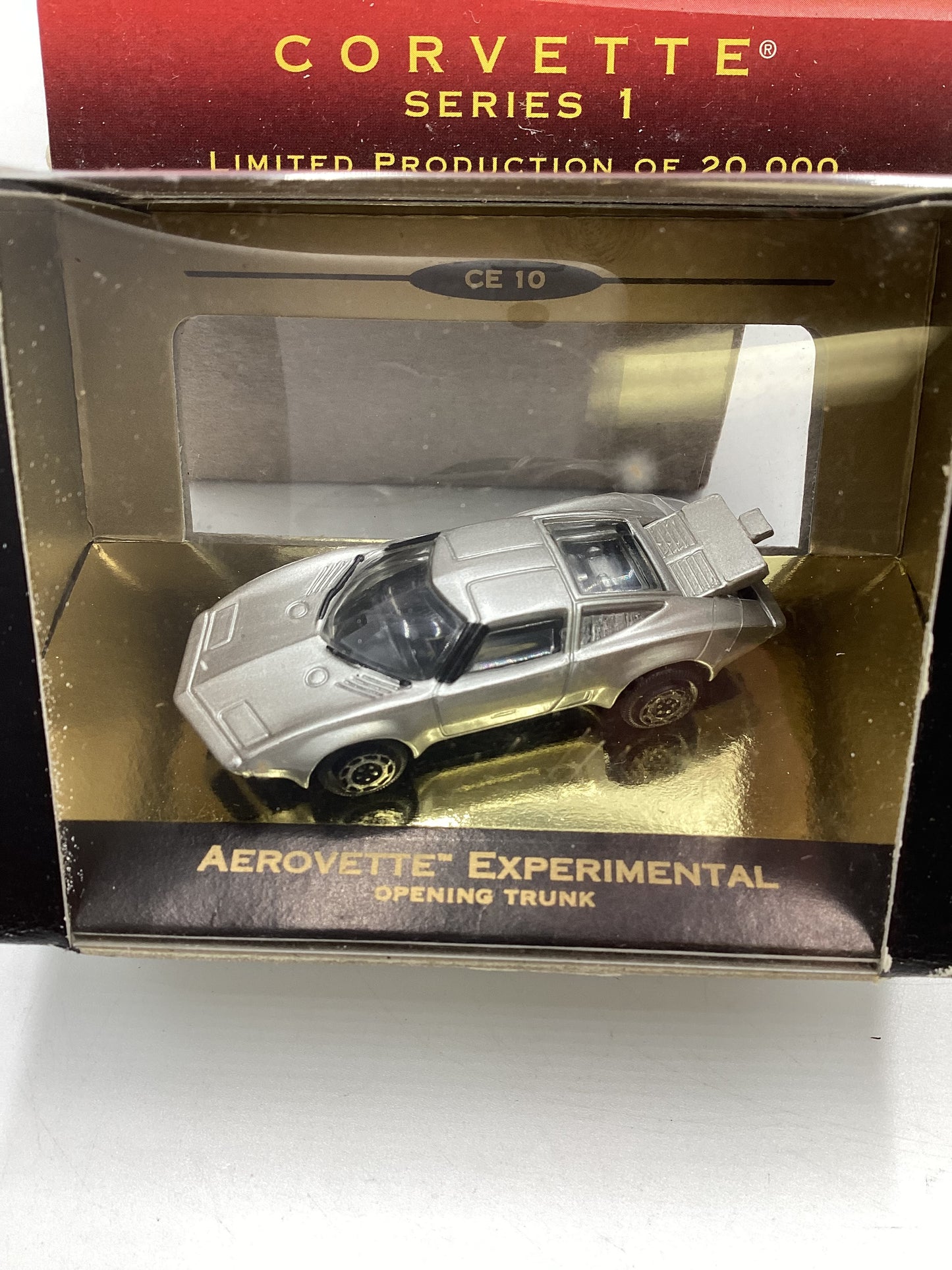 Micro Machines Collectors Edition Corvette Series 1 1967 Aerovette Experimental Silver 1/20000 SR CE 10