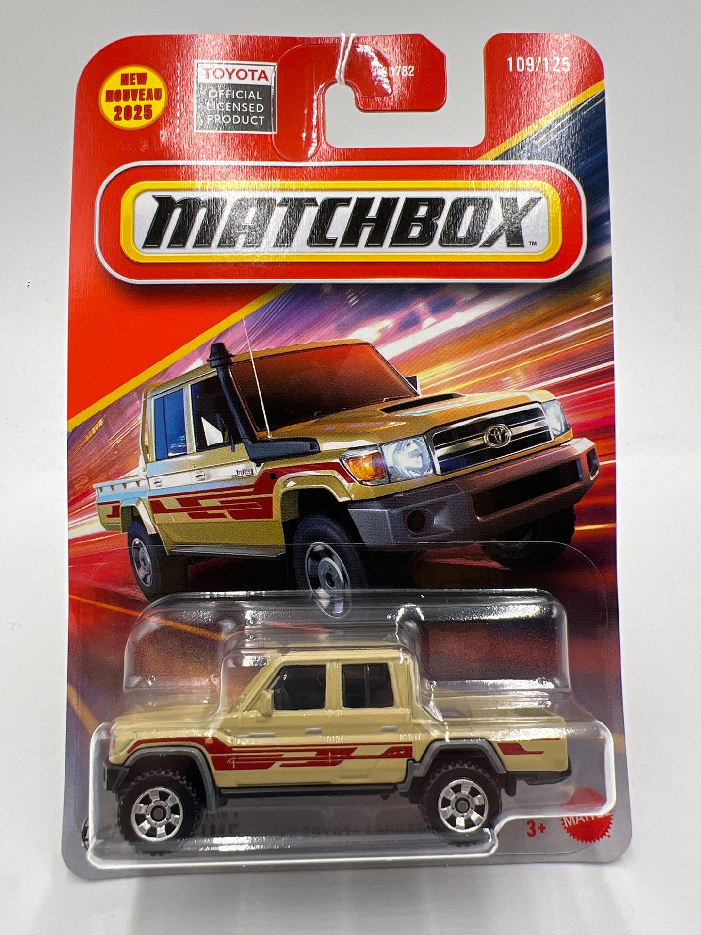 2025 Matchbox #109 17 Toyota Landcruiser 78 Tan 215F