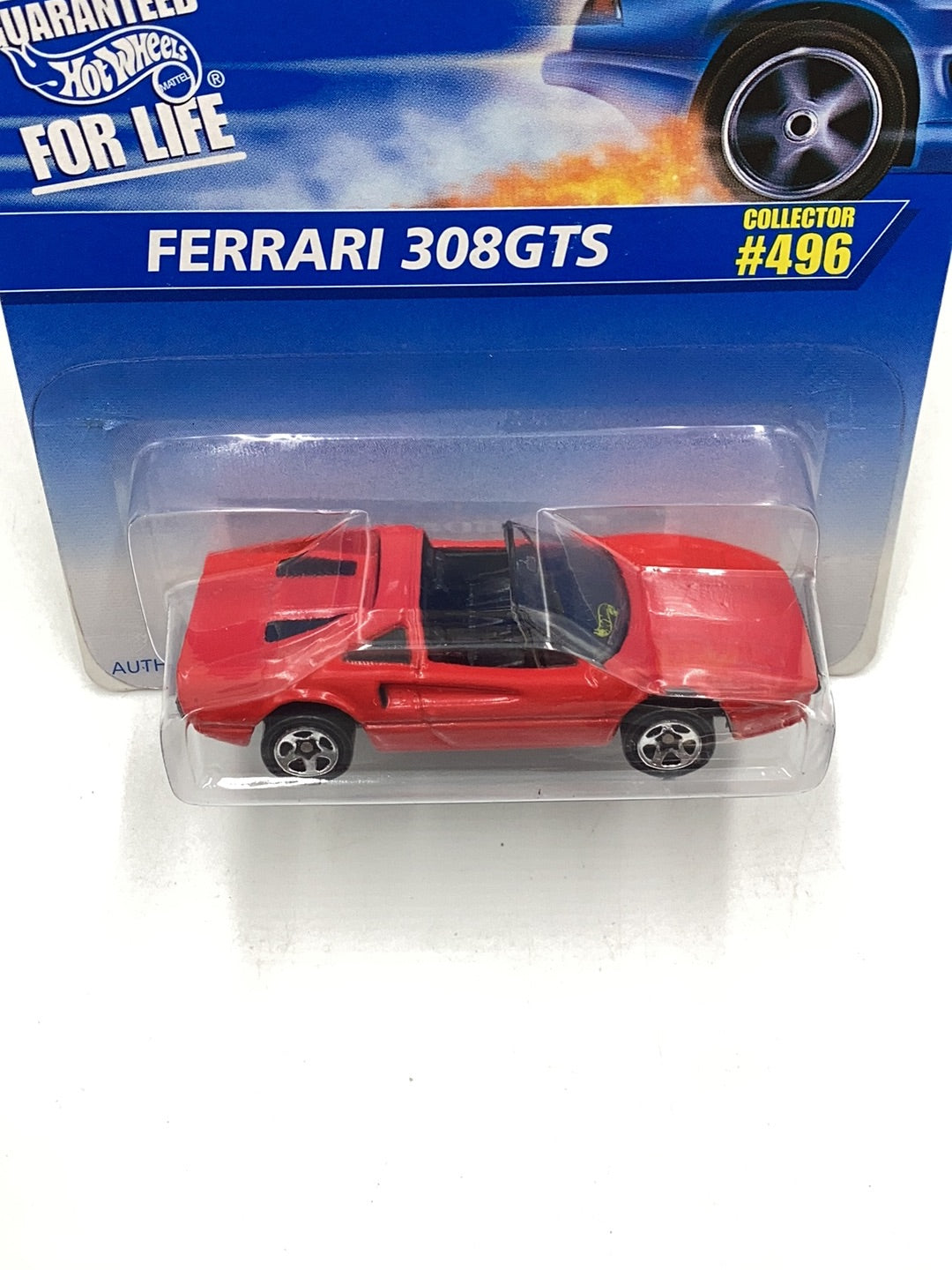 Hot wheels #496 Ferrari 308 GTS coolest to collect on card with protector