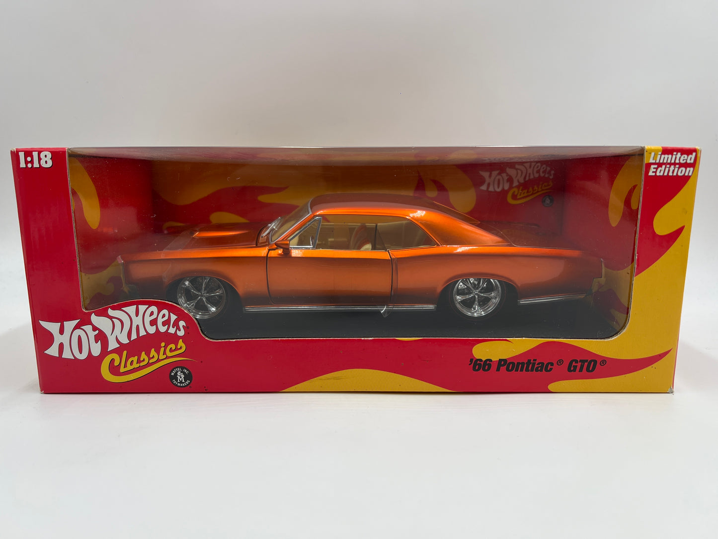 Hot Wheels 1:18 Classics Limited Edition 66 Pontiac GTO Orange