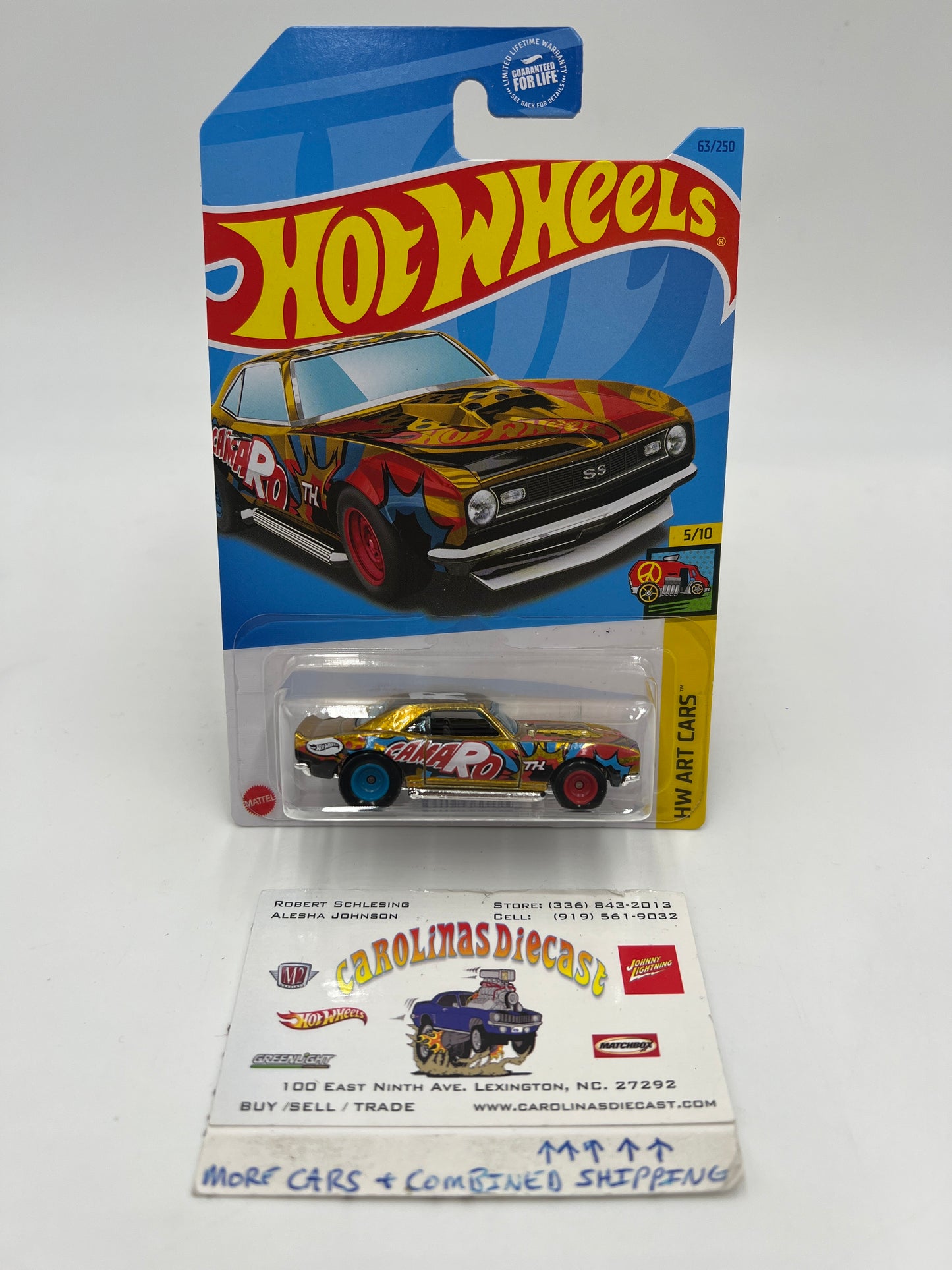 2023 Hot Wheels Super Treasure Hunt #63 68 Copo Camaro W/ Protector