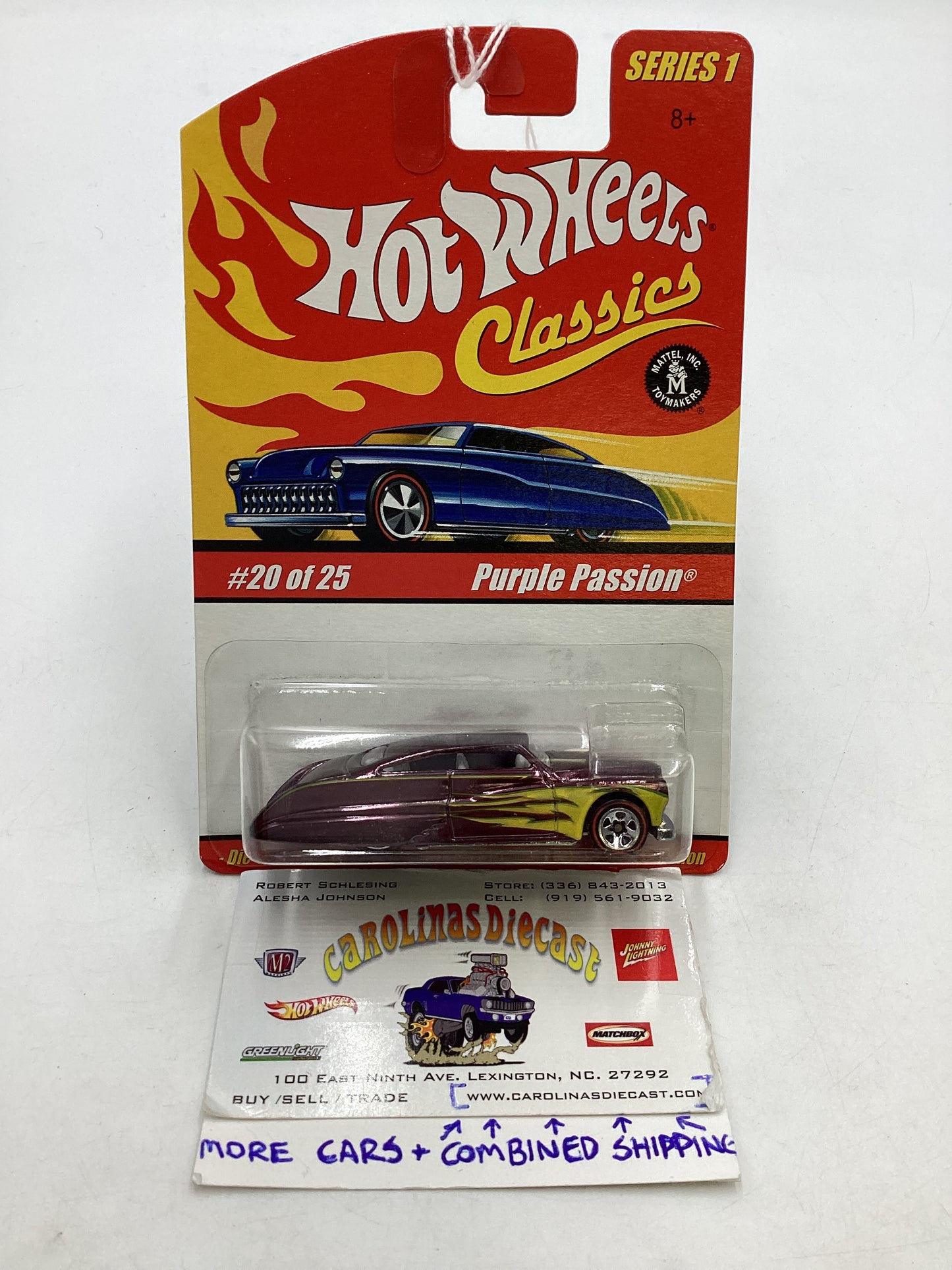 Hot wheels Classics Series 1 #20 Purple Passion Purple (SR)