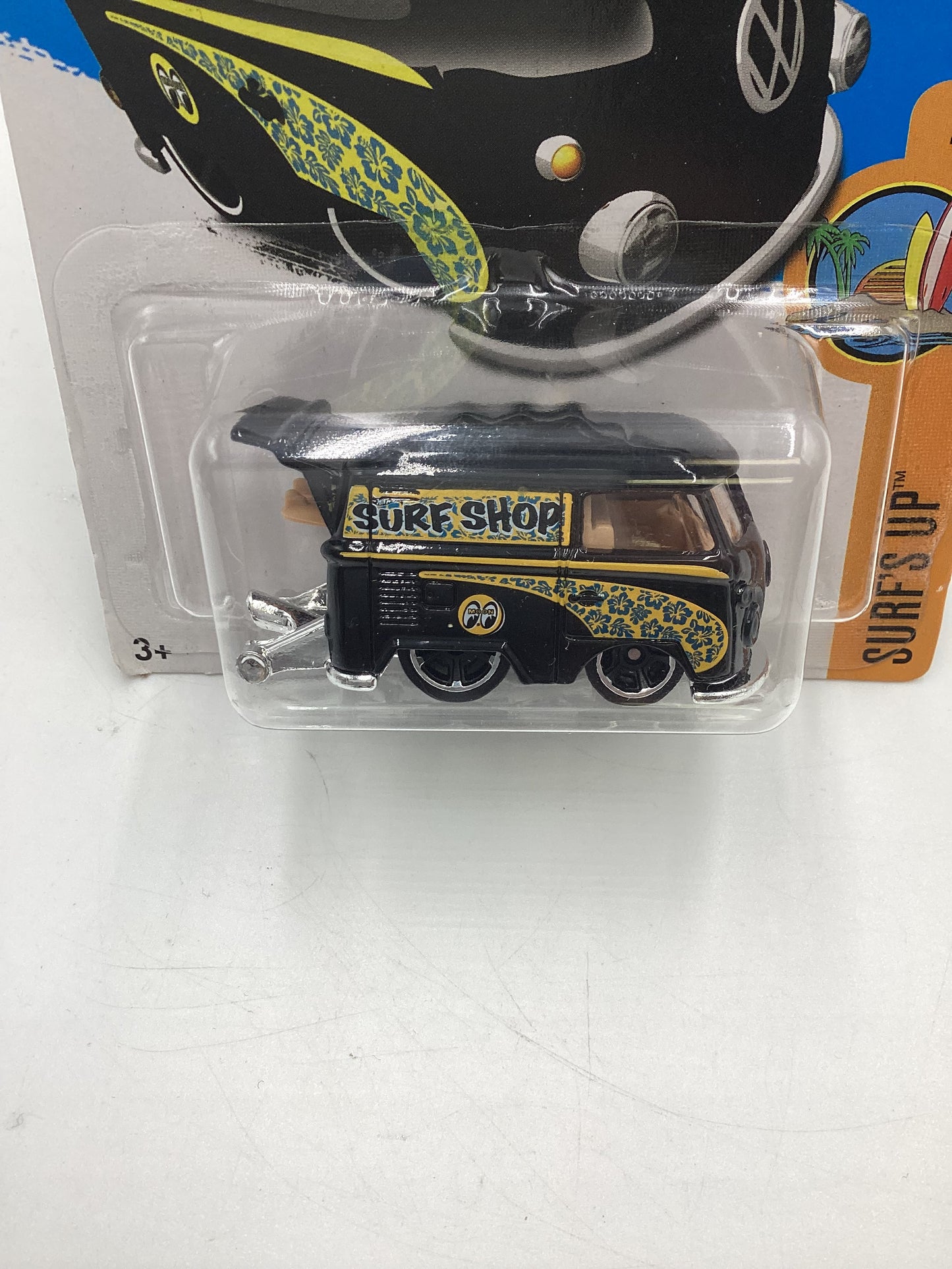 2017 Hot Wheels Surfs Up #302 Kool Kombi Black Mooneyes 96C