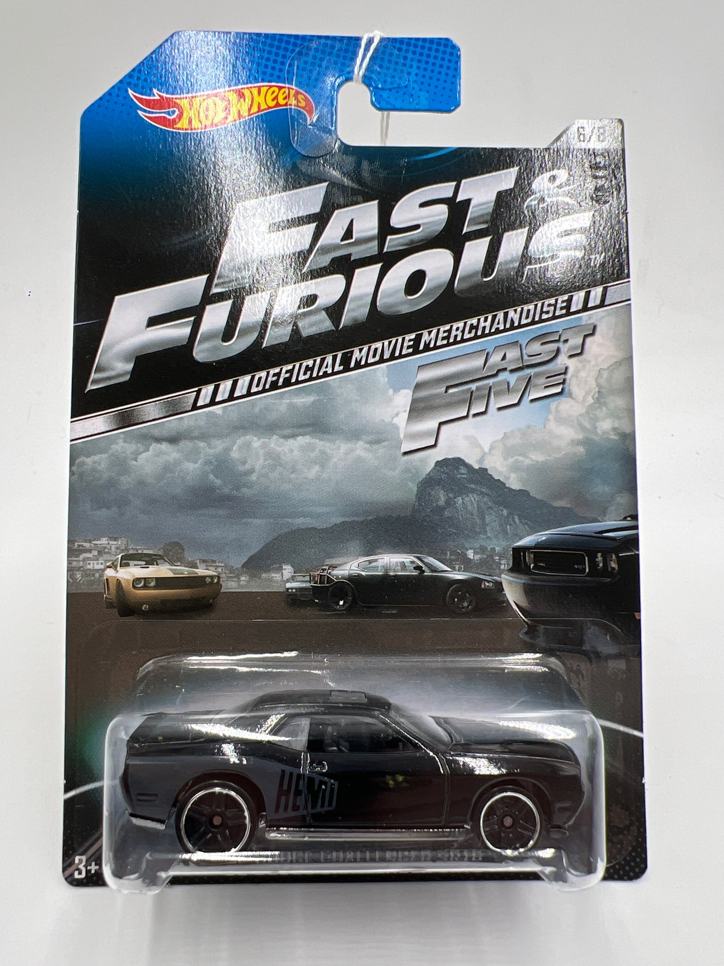 Hot Wheels Fast and Furious #6 6/8 08 Dodge Challenger SRT8 Black 74A
