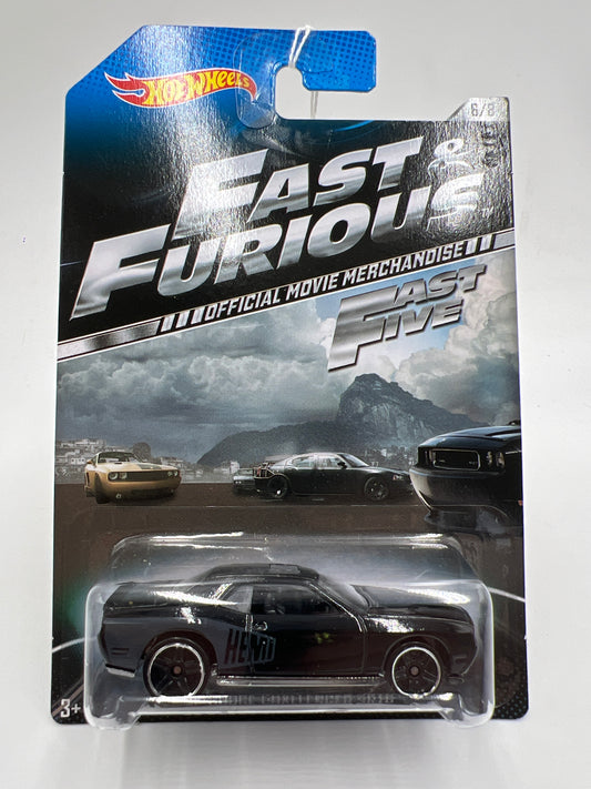 Hot Wheels Fast and Furious #6 6/8 08 Dodge Challenger SRT8 Black 74A