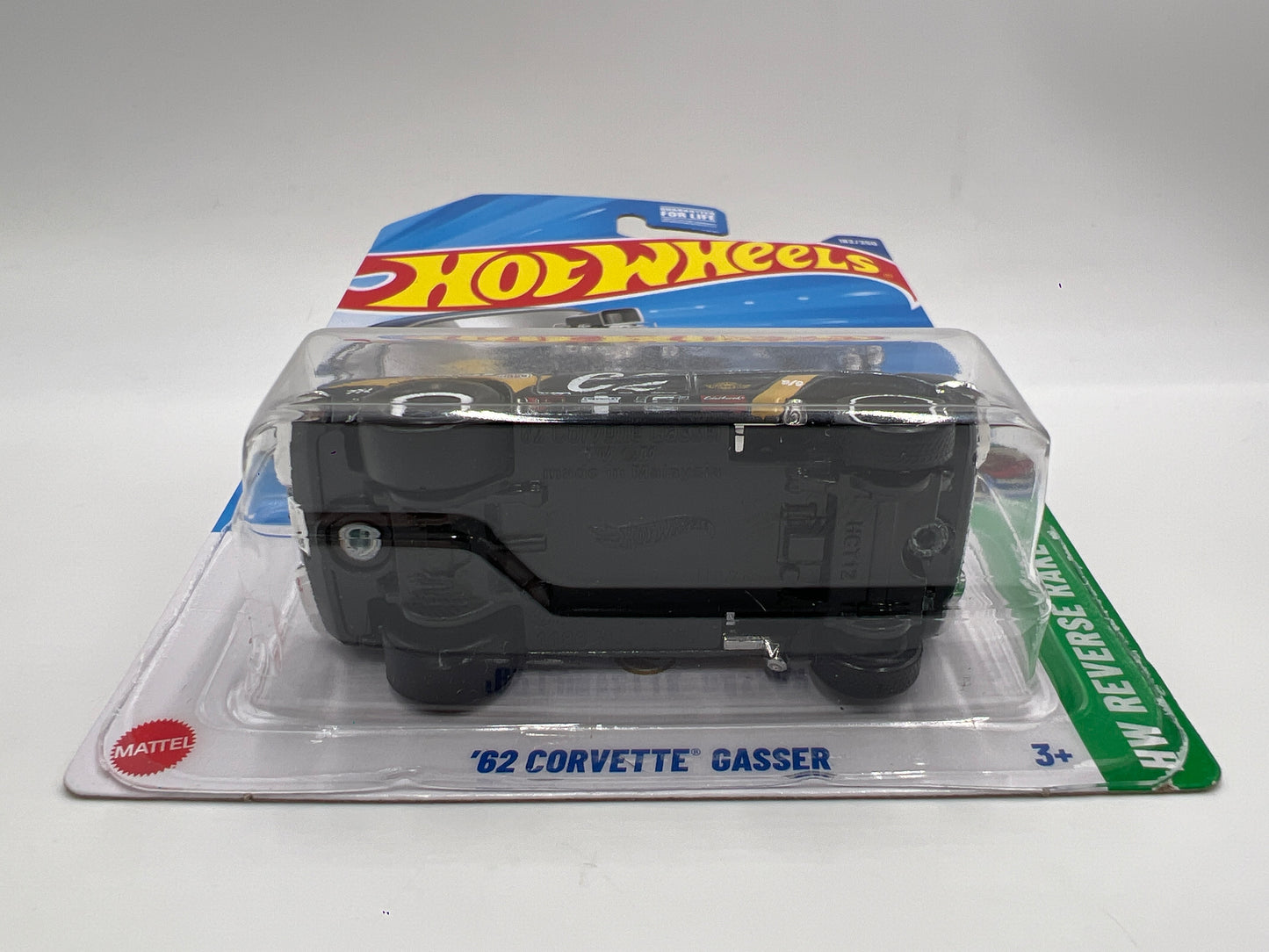2025 Hot Wheels J Case Super Treasure Hunt #182 62 Corvette Gasser W/Protector