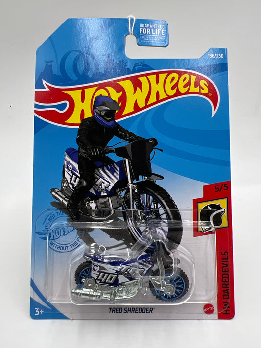 2021 Hot Wheels Treasure Hunt #136 Tred Shredder Blue 282G
