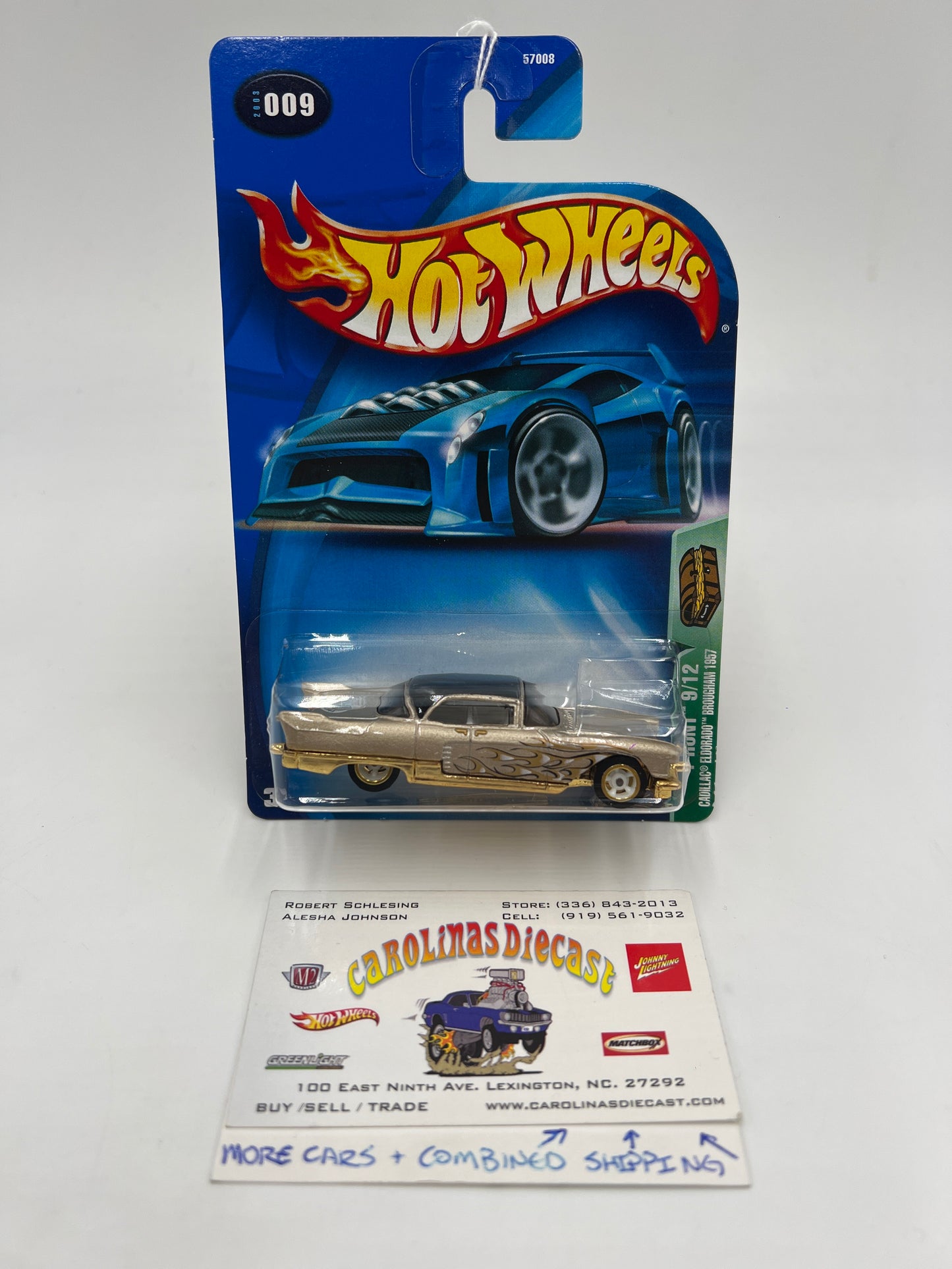 2003 Hot Wheels T-Hunt #9 Cadillac Eldorado Brougham 1957
