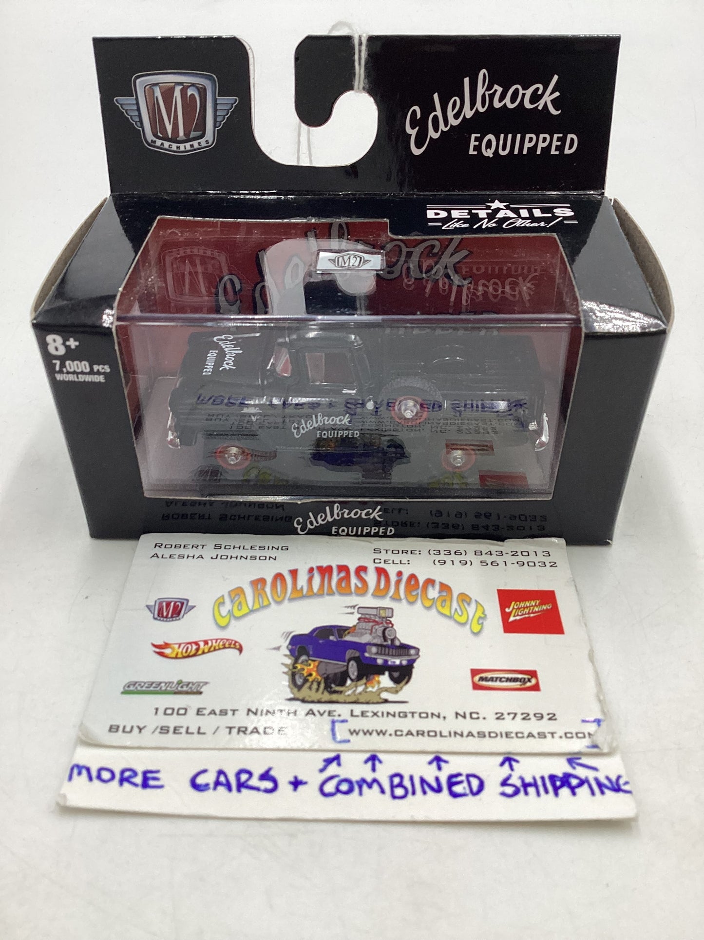 M2 Machines Edelbrock 1958 GMC 100 Stepside 4x4 Black R61