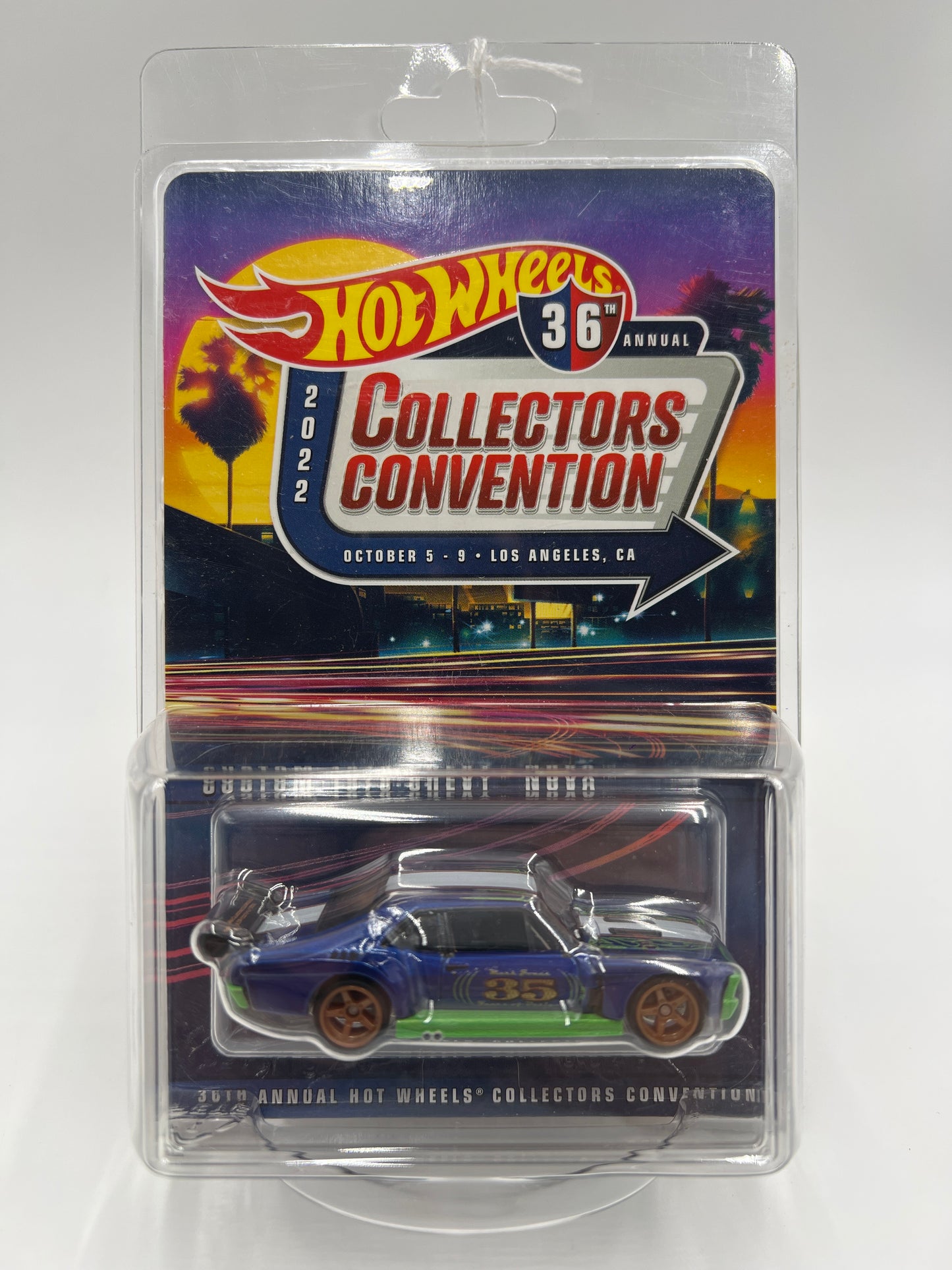 2022 Hot Wheels 36th Annual Collectors Convention LA Dinner Car #2456/4000 Custom 1970 Chevy Nova W/Protector