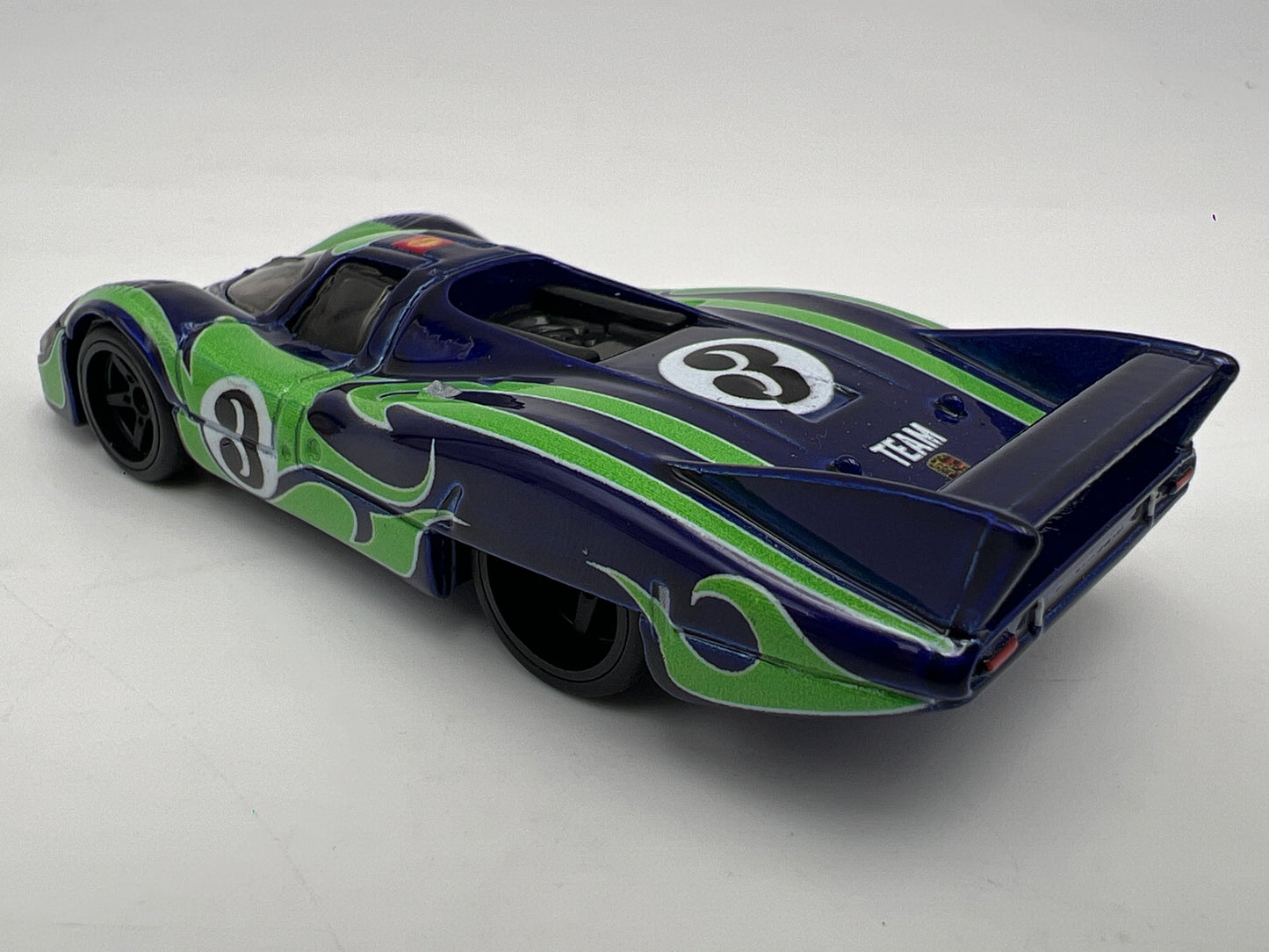 Hot Wheels 1/64 Premium Diorama Set Porsche 917LH Blue/Green Loose