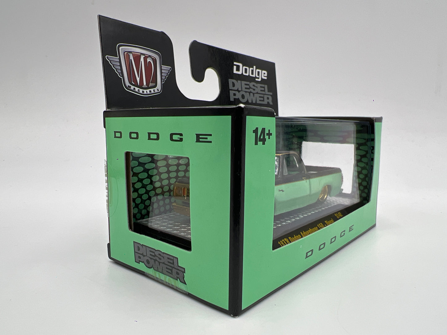 M2 Machines Target Exclusive CHASE 1978 Dodge Adventurer 150 Diesel Black/Green S142
