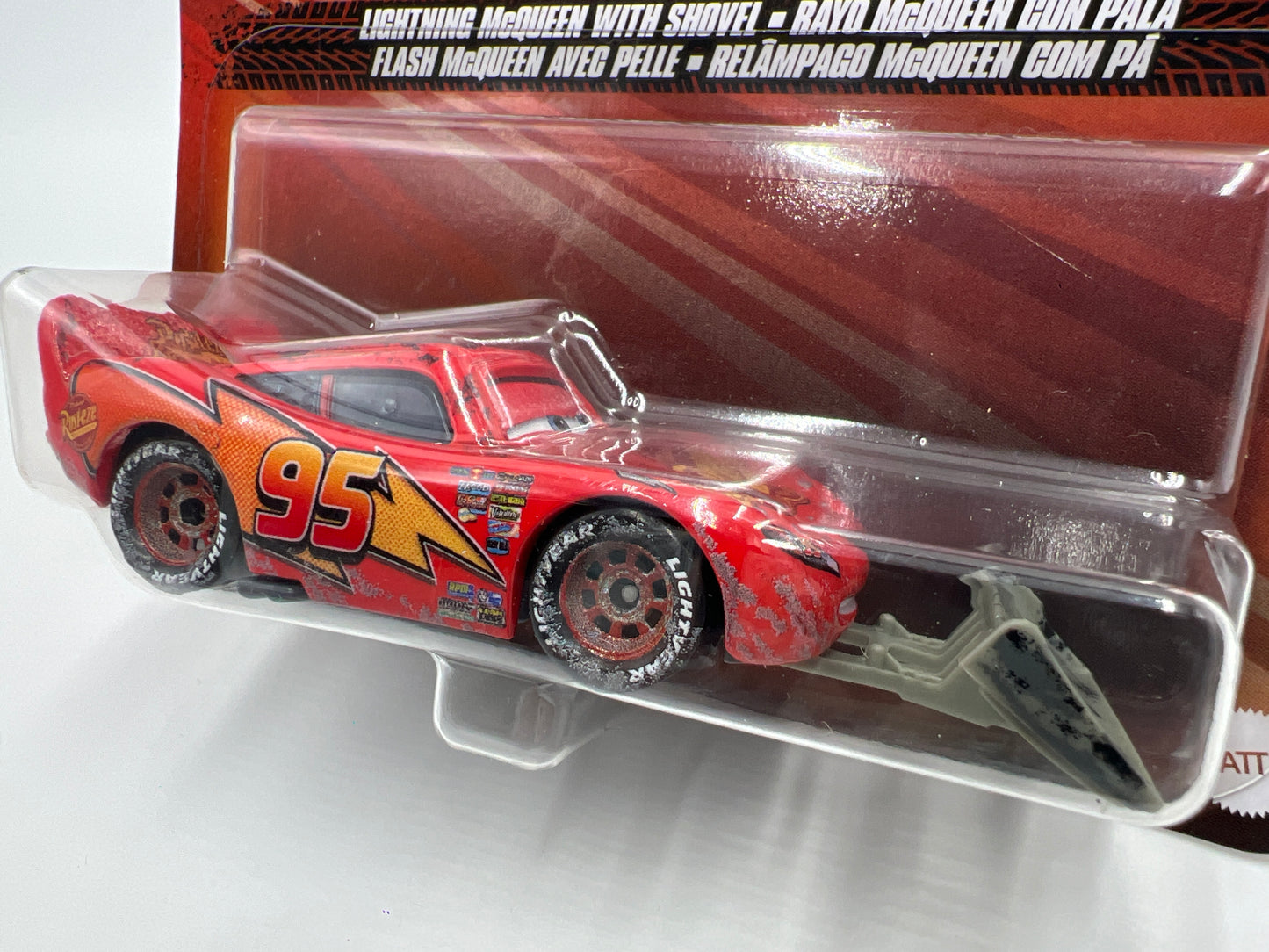 Disney Pixar Cars Lightning McQueen With Shovel 140D