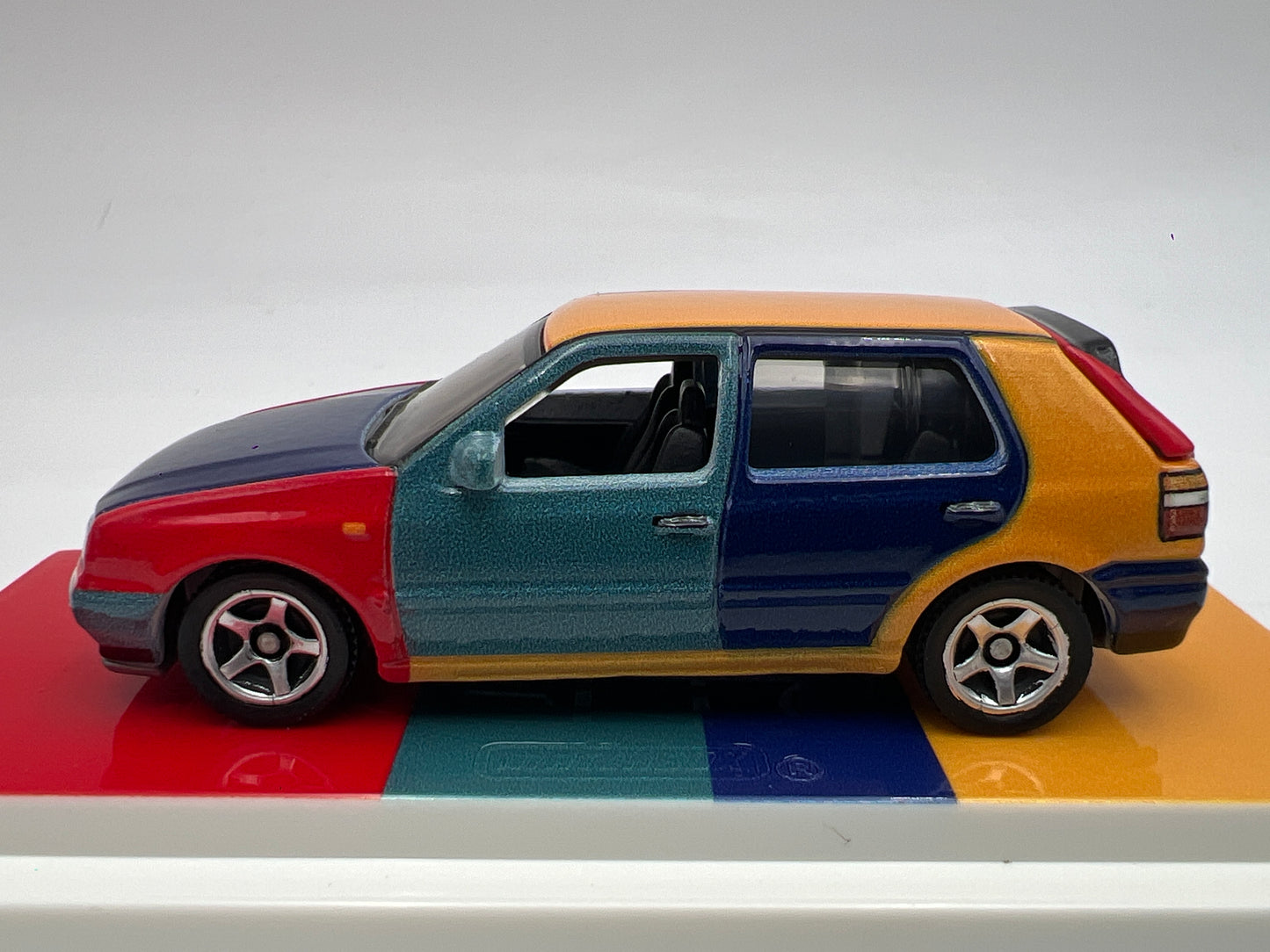 Matchbox RLC Mattel Creations 1995 Volkswagen Golf MK3 Harlequin