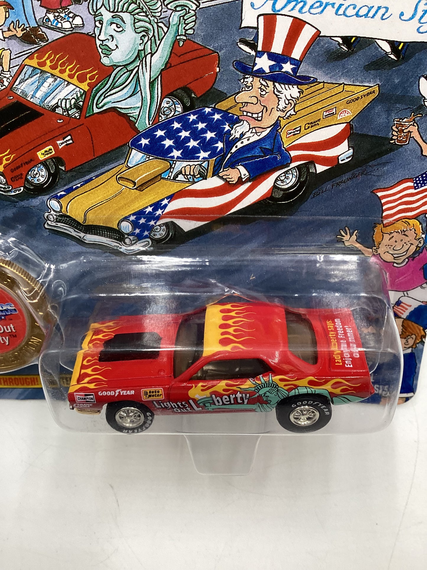 Johnny Lightning Dragsters U.S.A #3040/15000 Lights Out Liberty Red 186D