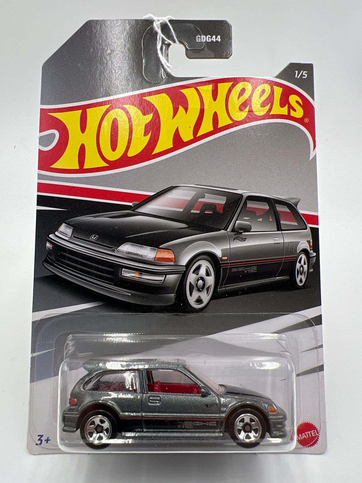 2022 Hot Wheels Honda Civic Anniversary Series #1 90 Honda Civic EF Gray 155E
