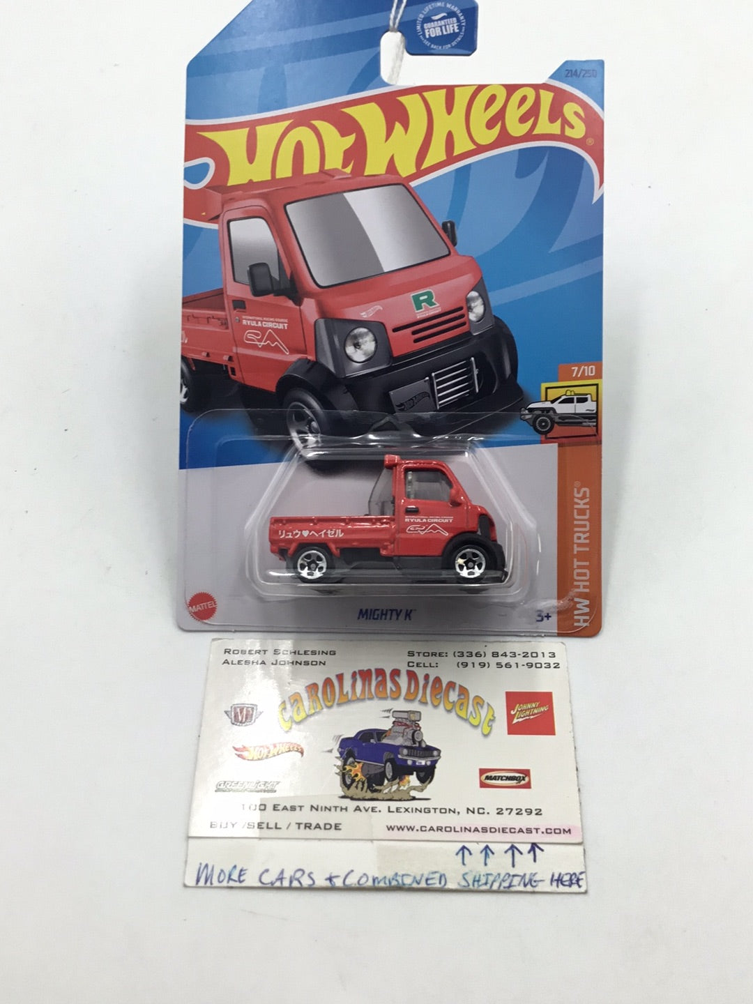 2023 hot wheels M case #214 Mighty K red 57G – carolinasdiecast