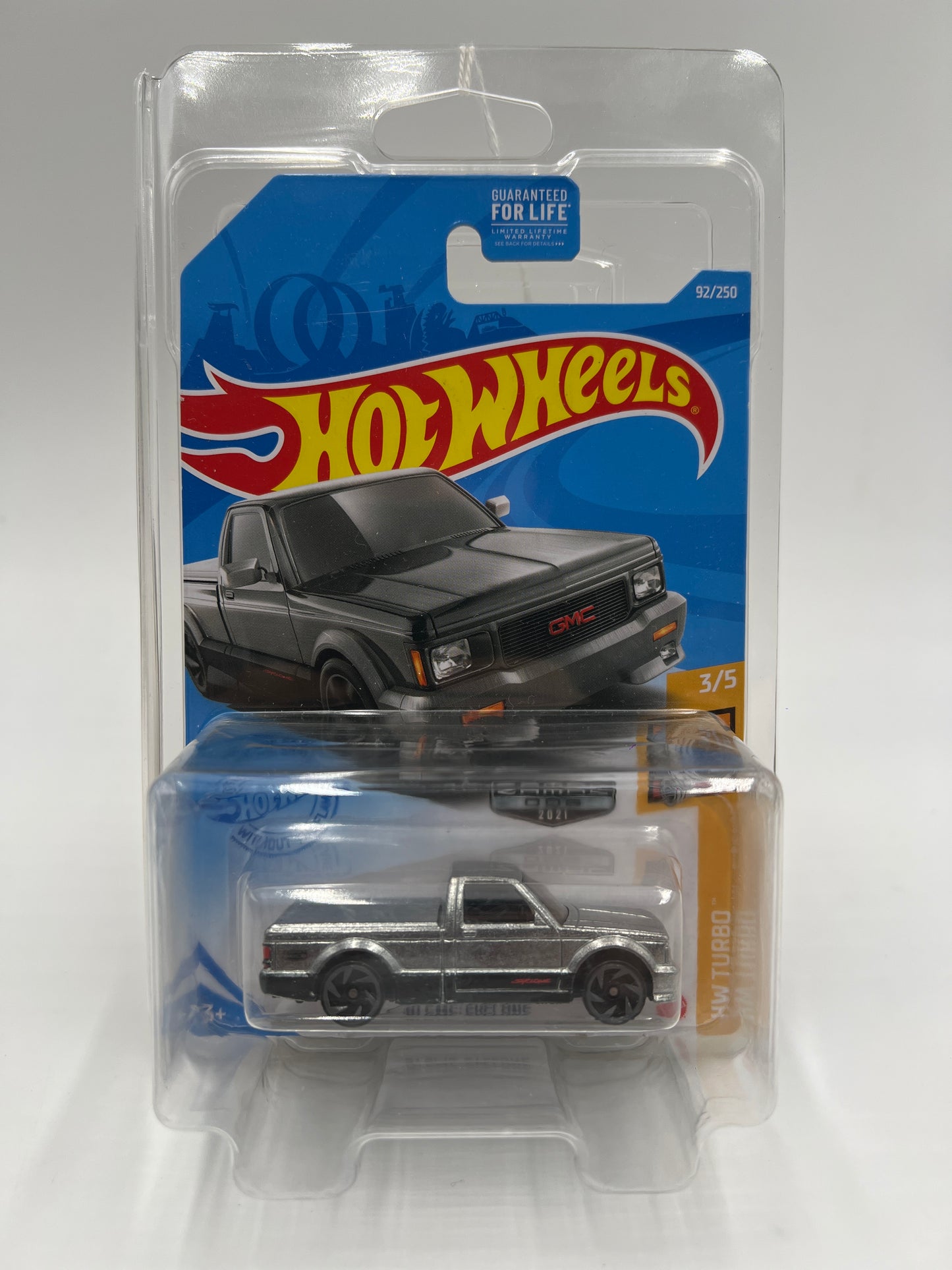 2021 Hot Wheels Walmart Exclusive Zamac 6 #92 91 GMC Syclone W/Protector