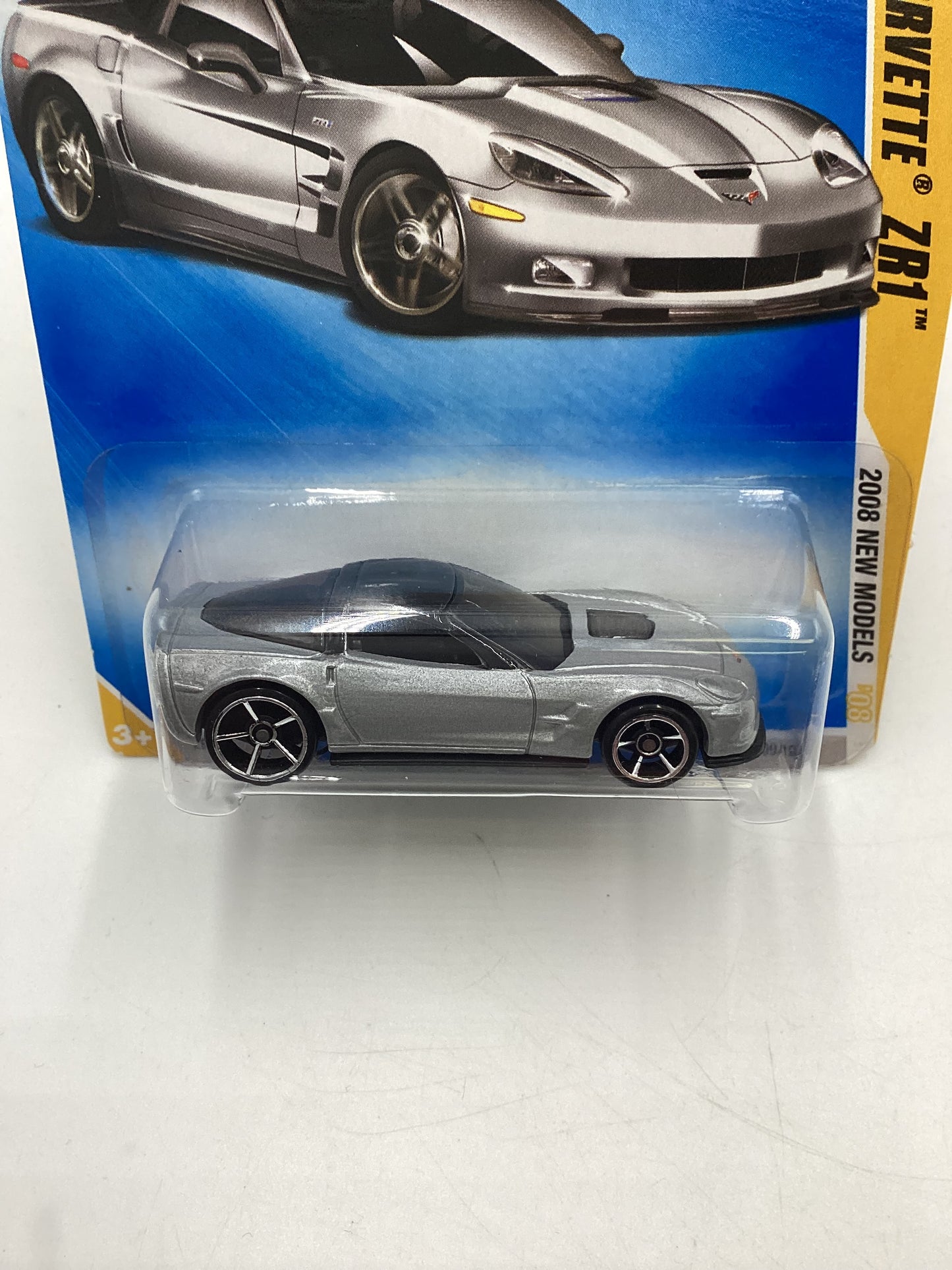 2008 Hot Wheels New Models #9 09 Corvette ZR1 Silver SR