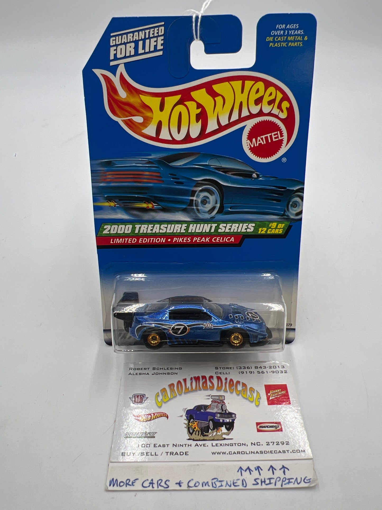 2000 Hot Wheels Treasure Hunt Series 9/12 Pikes Peak Celica #057 275E