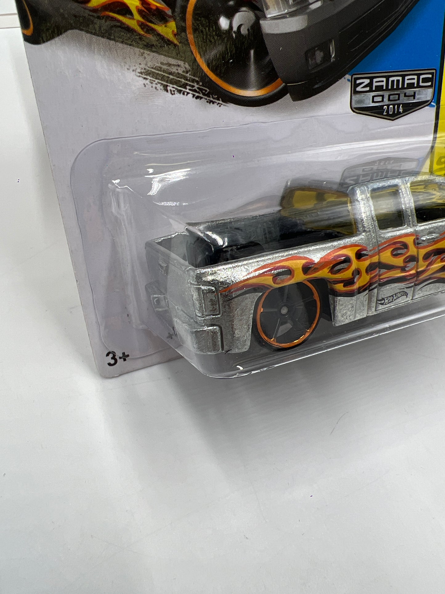 2014 Hot Wheels Off-Road #132 Zamac 004 Chevy Silverado W/Protector