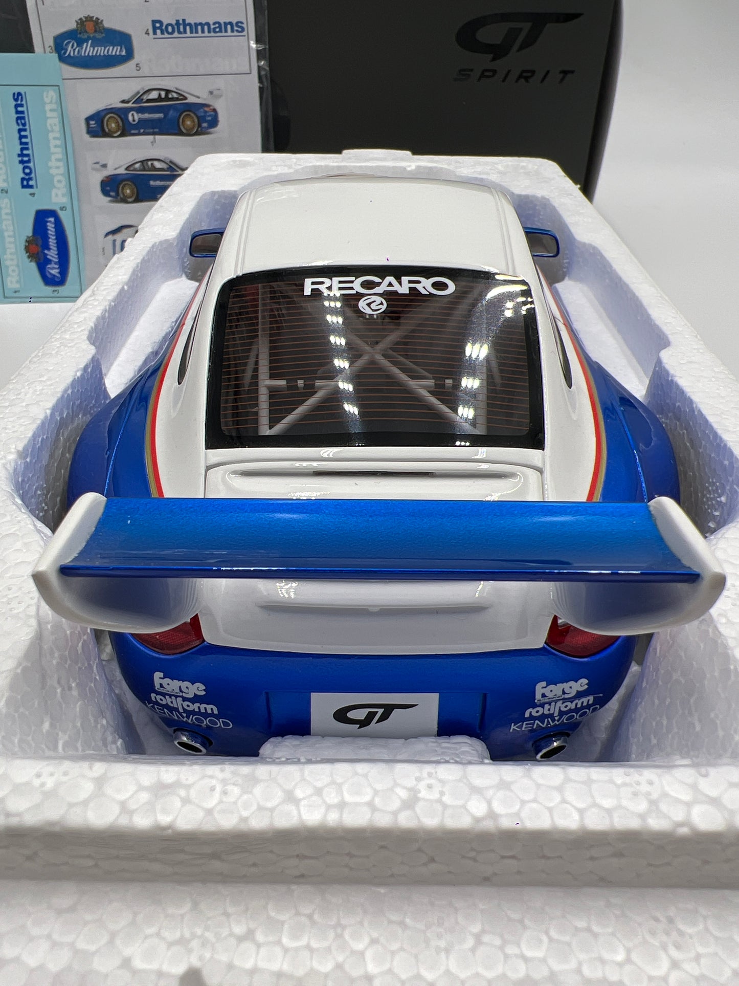 GT Spirit 1/18 Scale Rothmans Porsche 911 Old & New Body Kit GT797 W/Box Never Removed