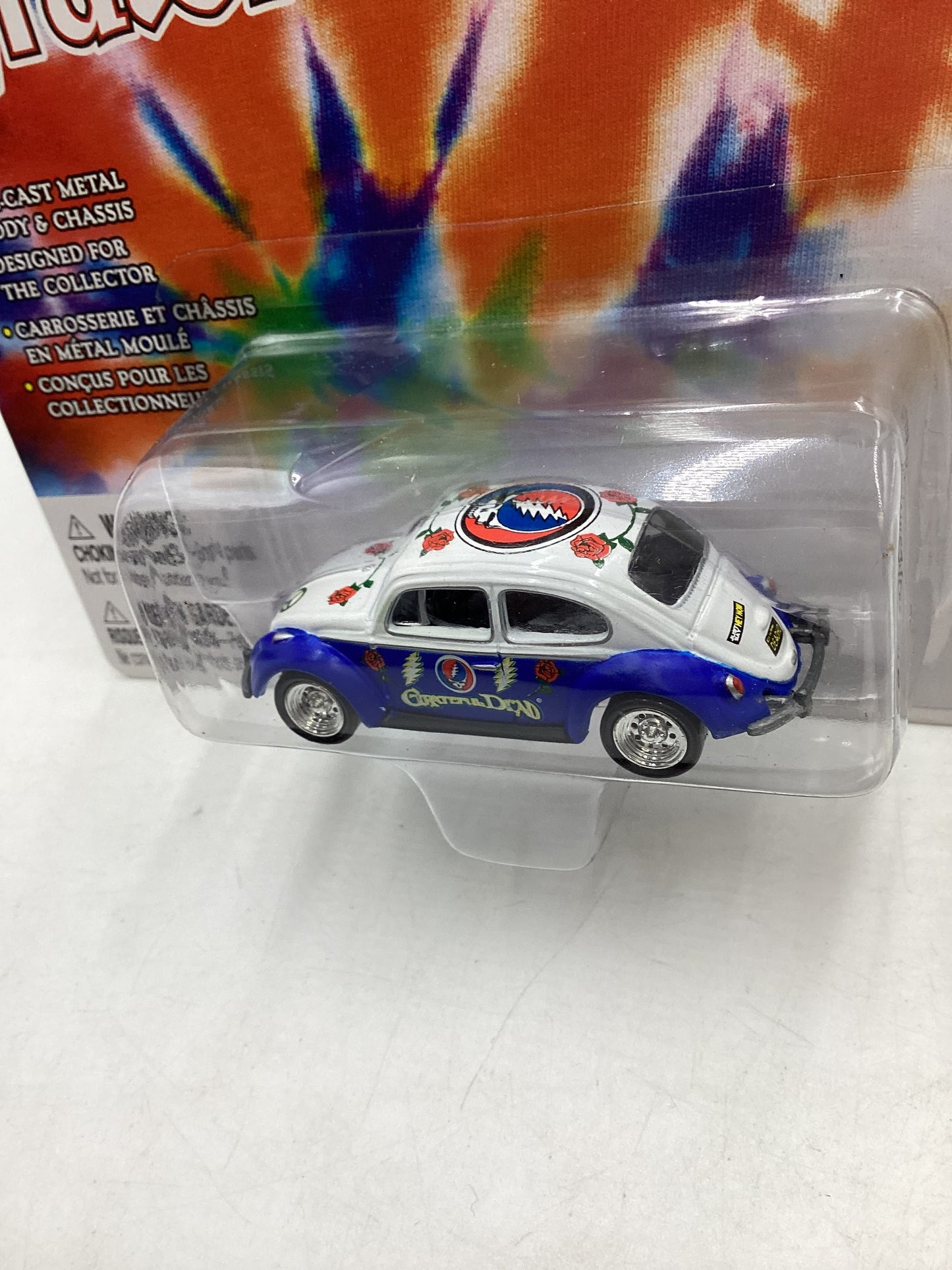 Johnny Lightning Grateful Dead 1966 Volkswagen Beetle Blue/White