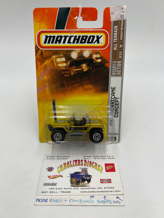 Matchbox All Terrain #95 Jeep Hurricane Concept 216G