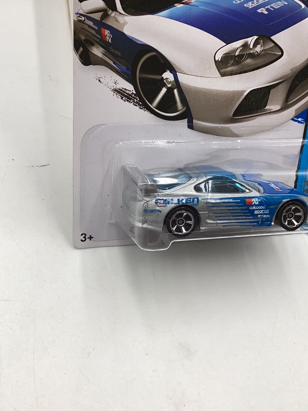 2015 Hot Wheels #22 Toyota Supra Kmart exclusive with protector