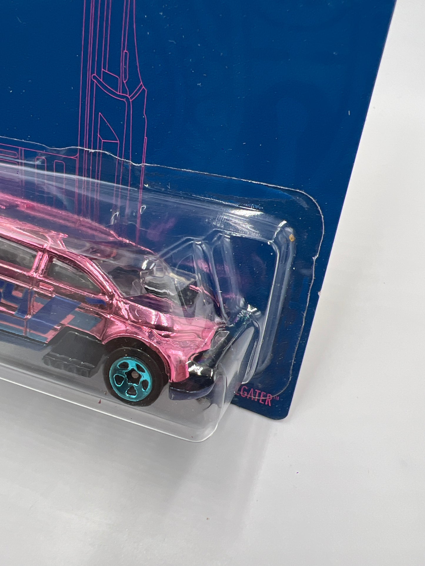 Hot Wheels 54th Anniversary Pearl and Chrome #6 CHASE Nitro Tailgater Pink