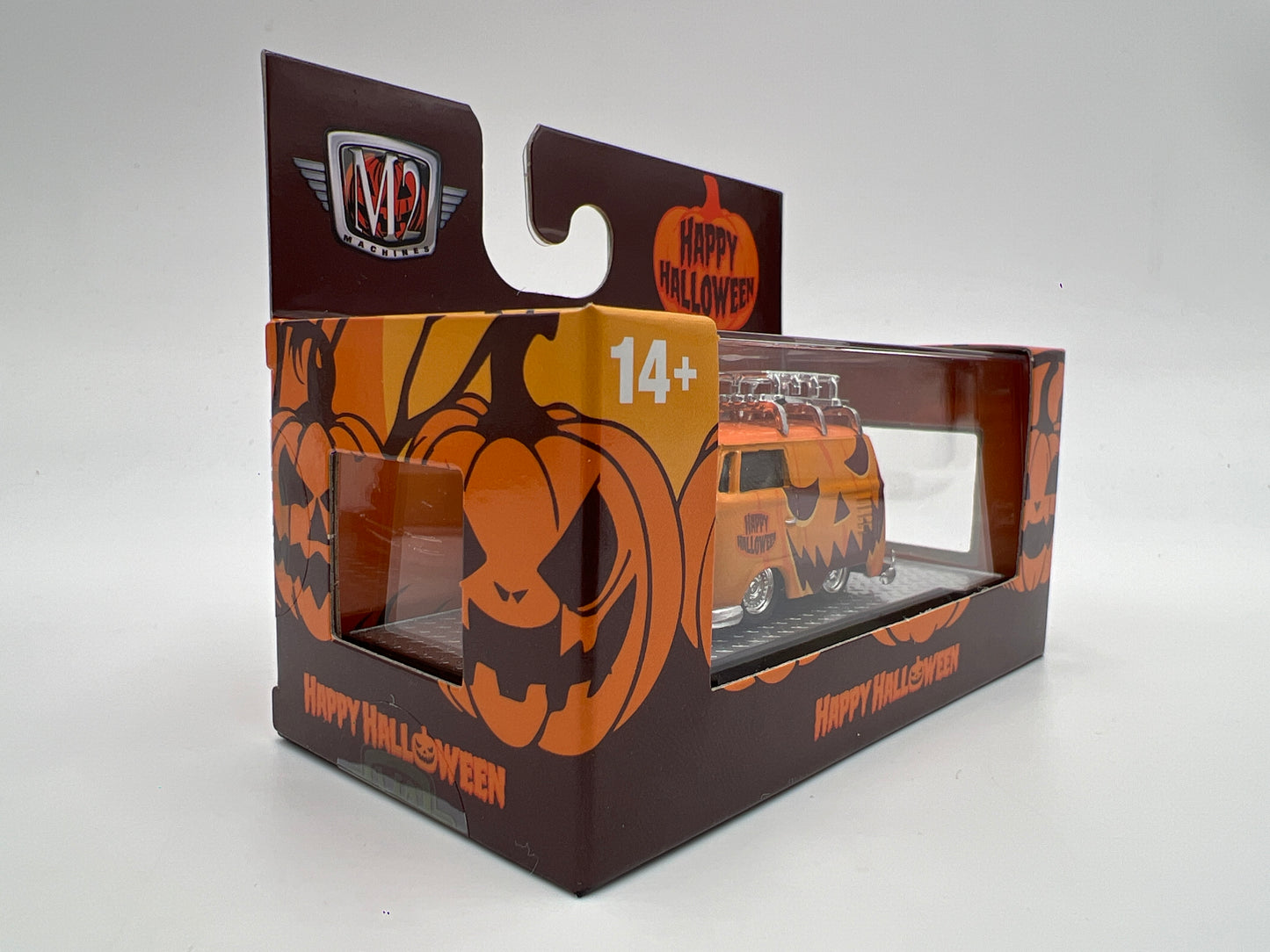 2025 M2 Machines Walmart Exclusive Halloween 1960 VW Delivery Van Orange WMTS21