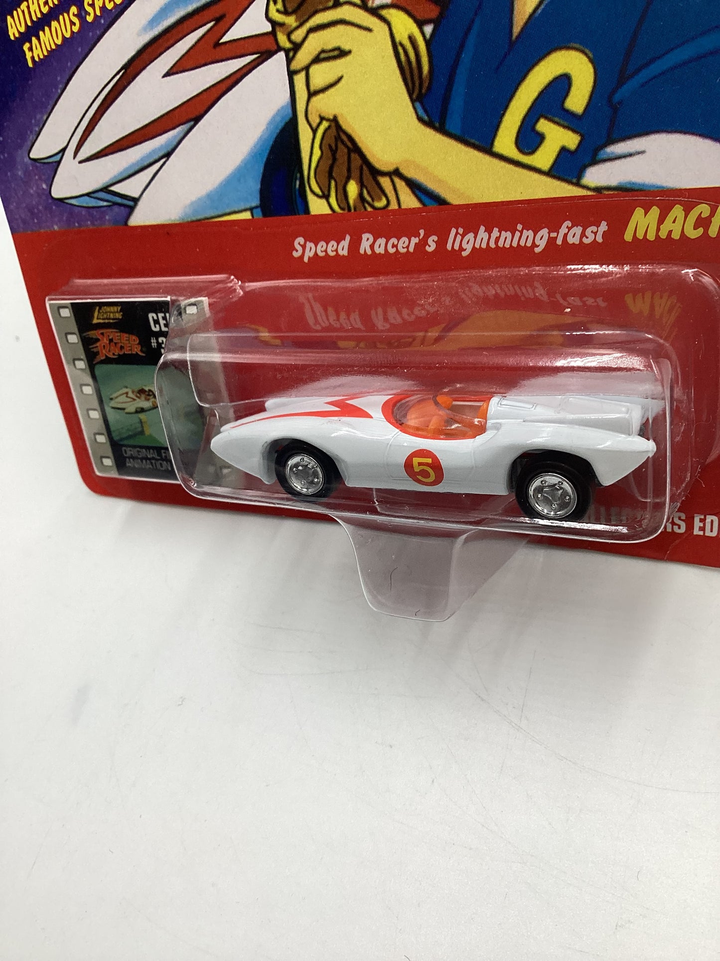 Johnny Lightning Speed Racer CEL #39 Speed Racer Mach 5 White 186B