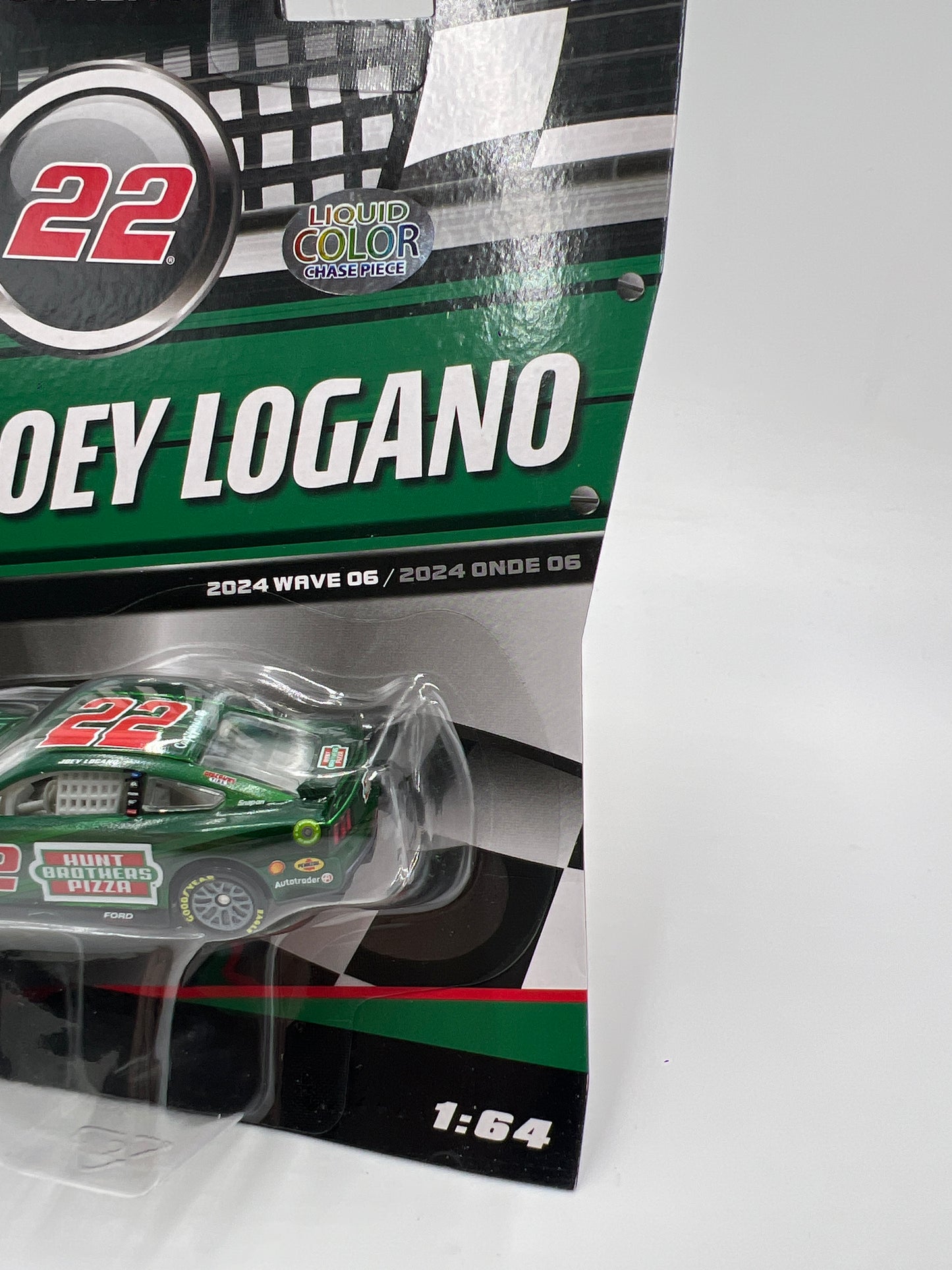 2024 Nascar Authentics Wave 6 #22 CHASE Joey Logano Hunt Brothers Pizza Green