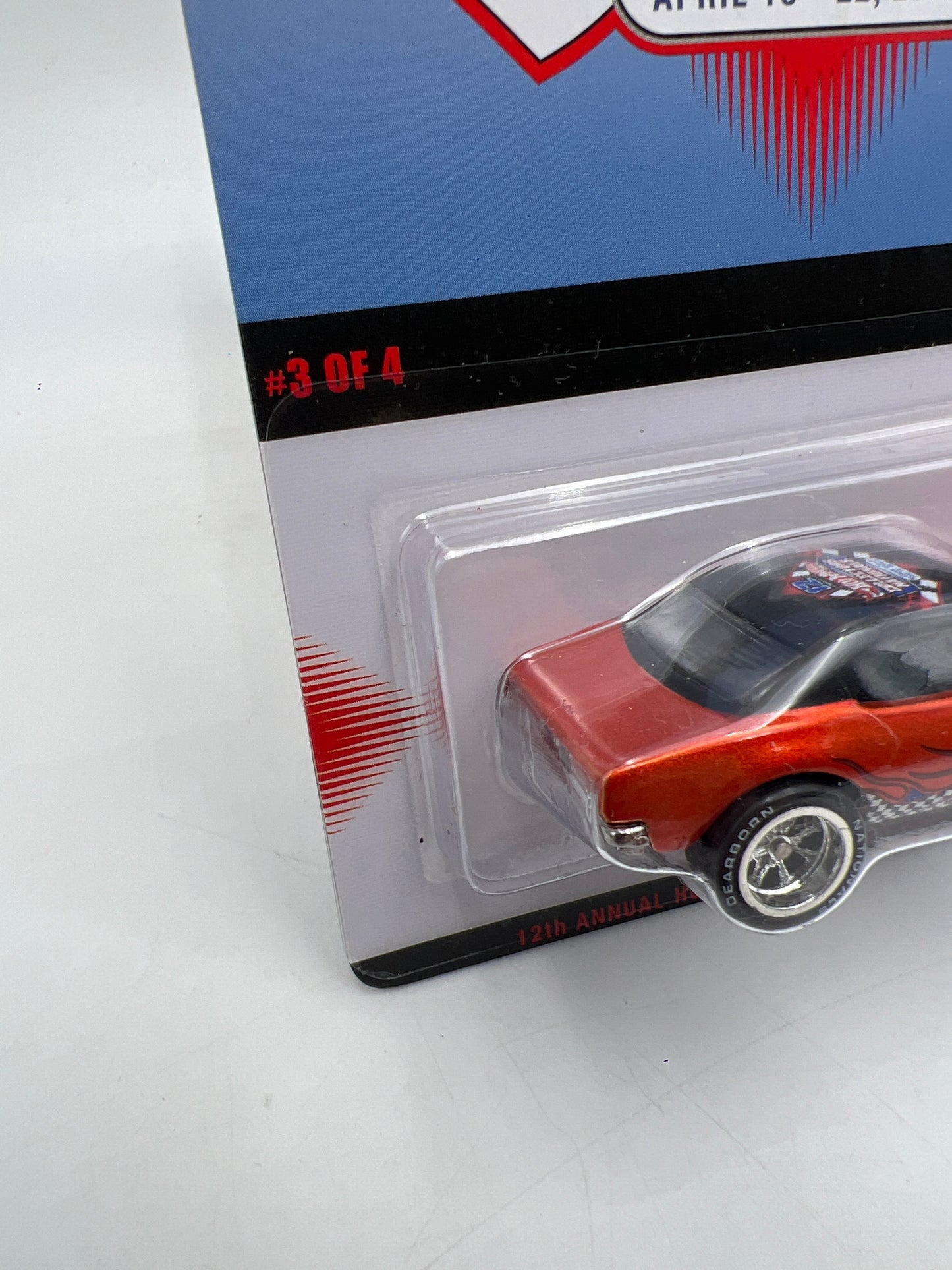 2012 Hot Wheels 12th Annual Collectors Nationals #1983/2000 67 Camaro Orange W/Protector