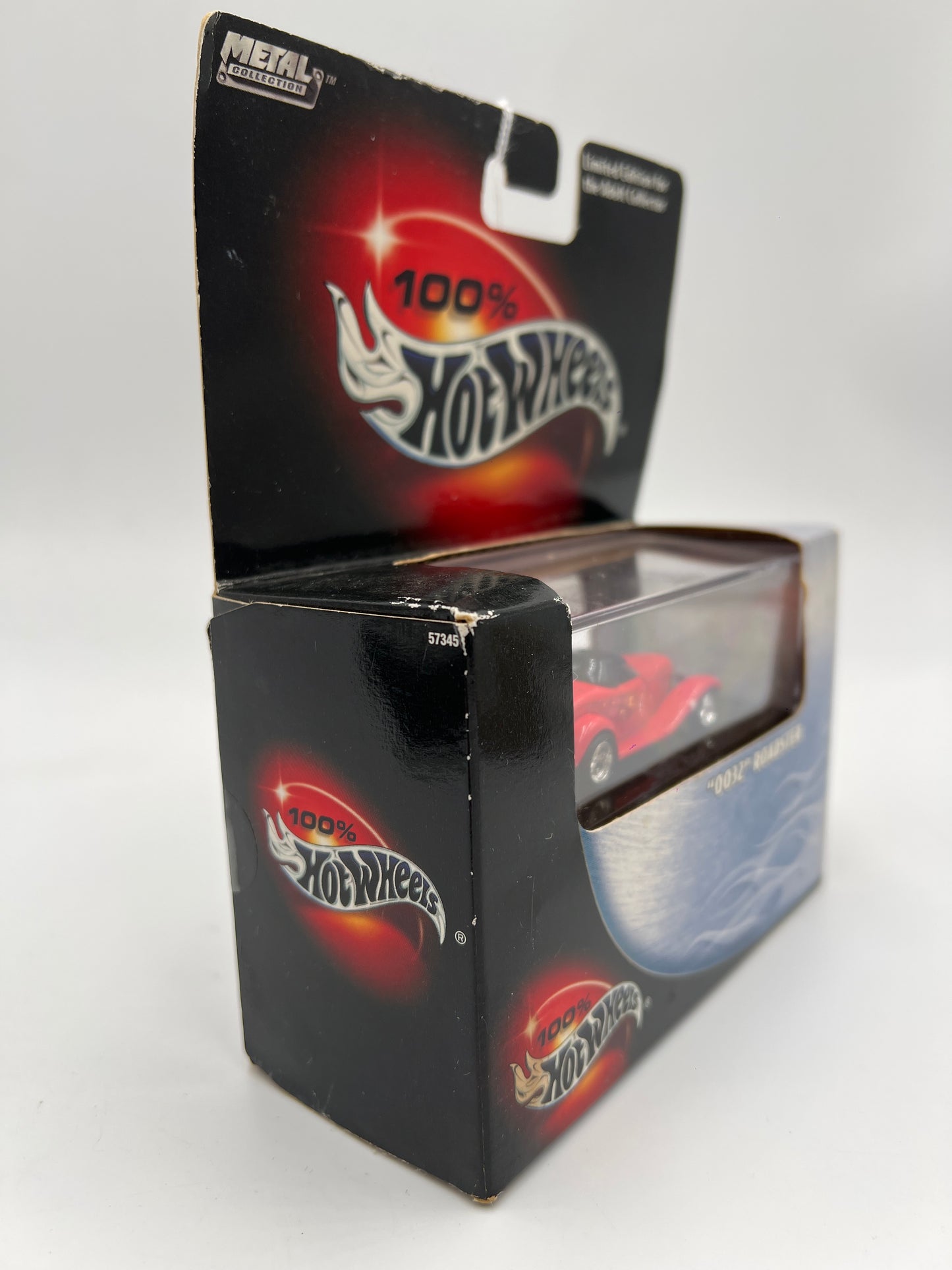 Hot Wheels Black Box 100% #25 0032 Roadster Red (Box Has Stains) SR