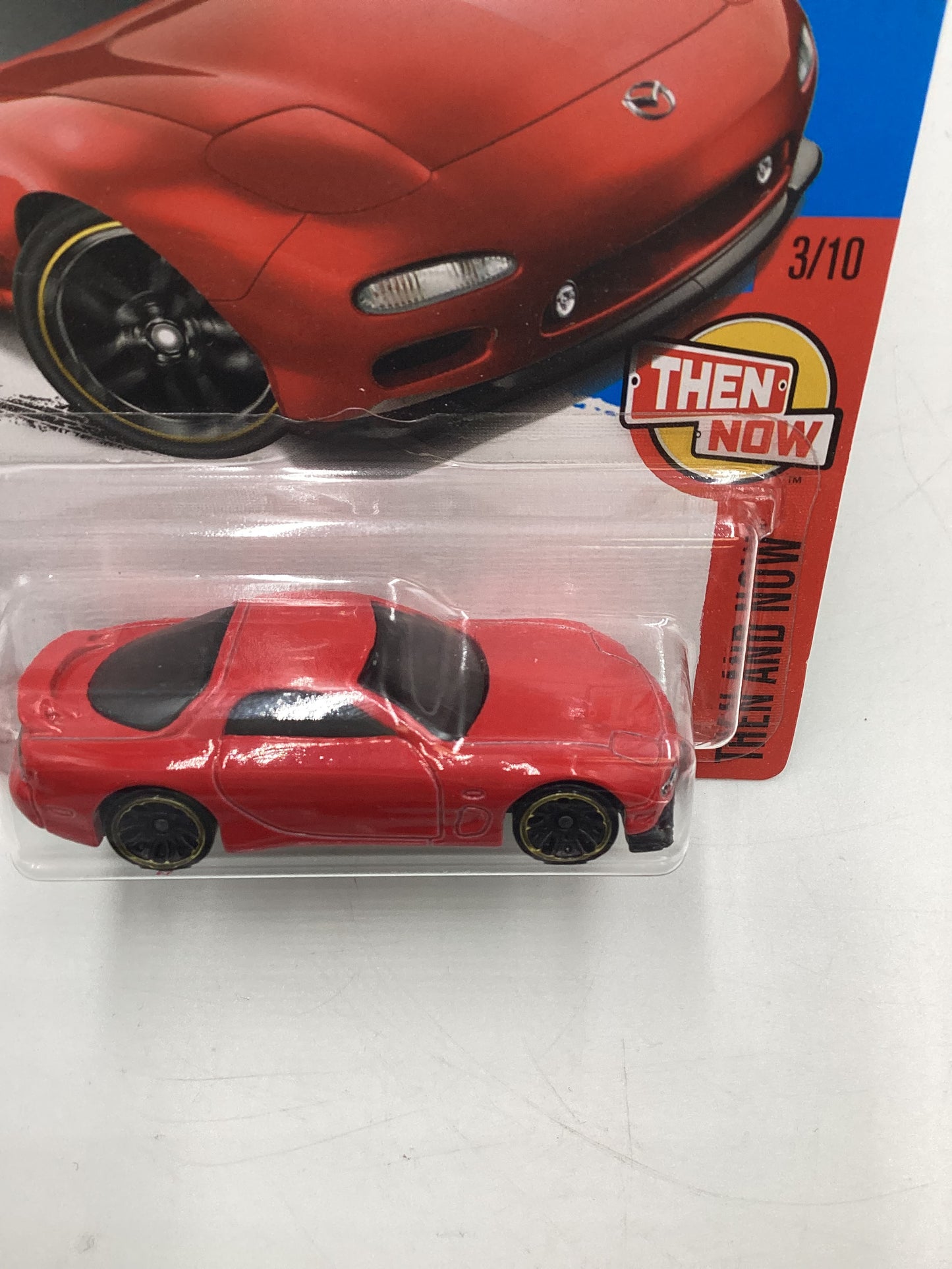 2017 Hot Wheels Then and Now 95 Mazda RX-7 Red Kmart Exclusive 234C