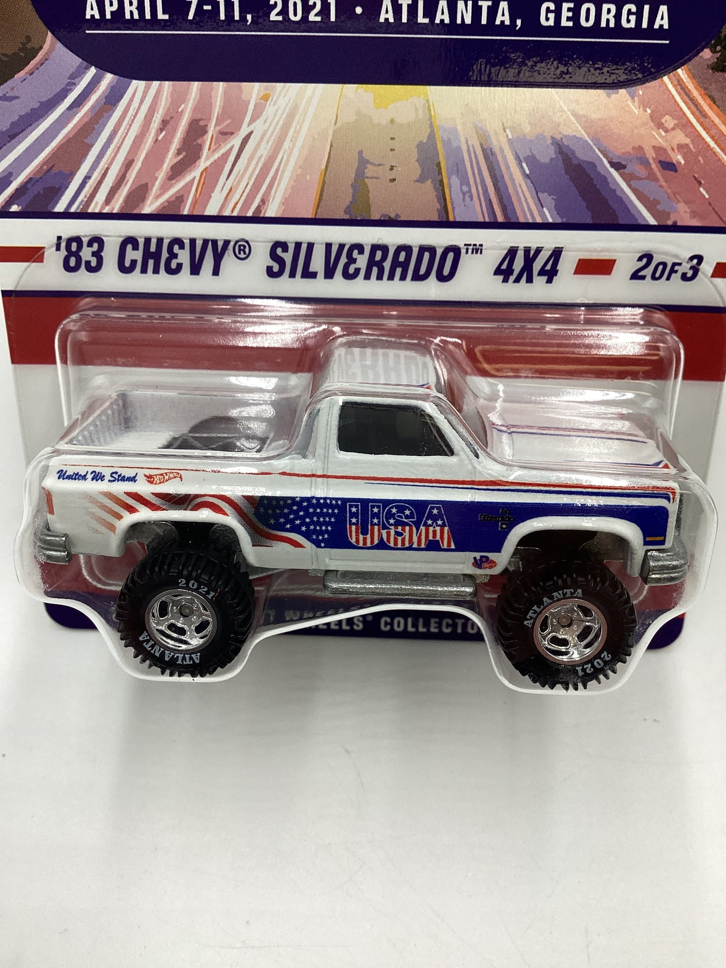 2021 Hot Wheels 21st Annual Collector’s Nationals ‘83 Chevy Silverado 4x4 03557/05500 W/protector
