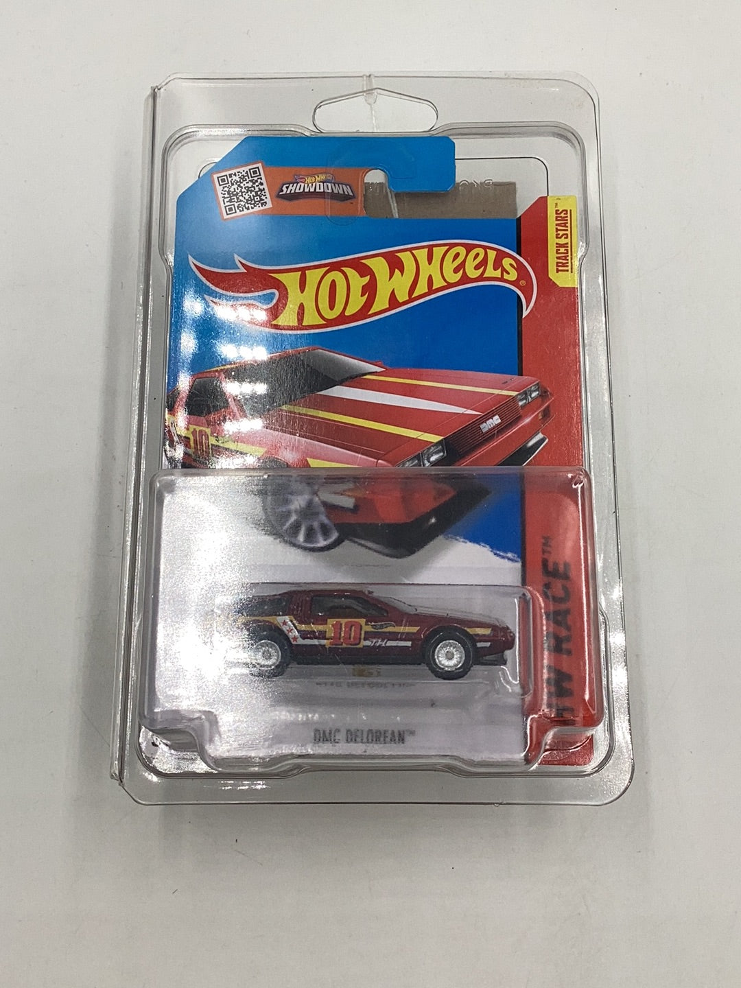 2015 hot wheels super treasure hunt #184 DMC Delorean W/Protector