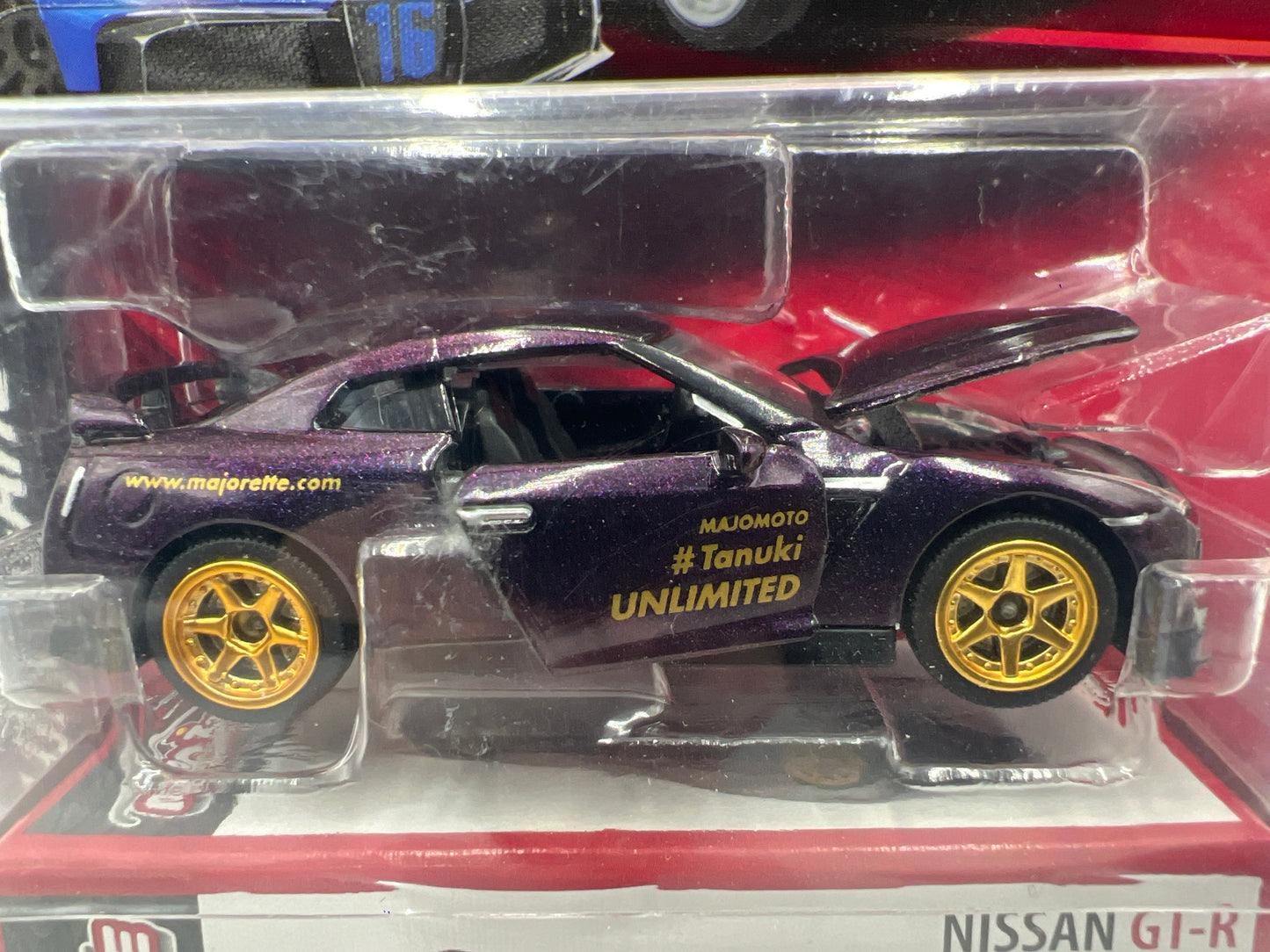 Majorette Deluxe Cars Nissan GT-R Purple 111F