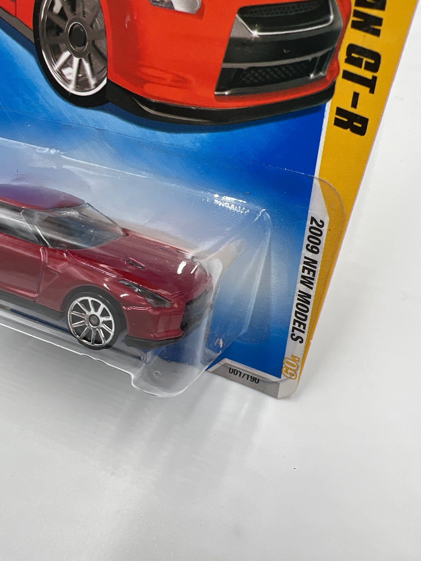 2009 Hot Wheels New Models #1 2009 Nissan GT-R Red